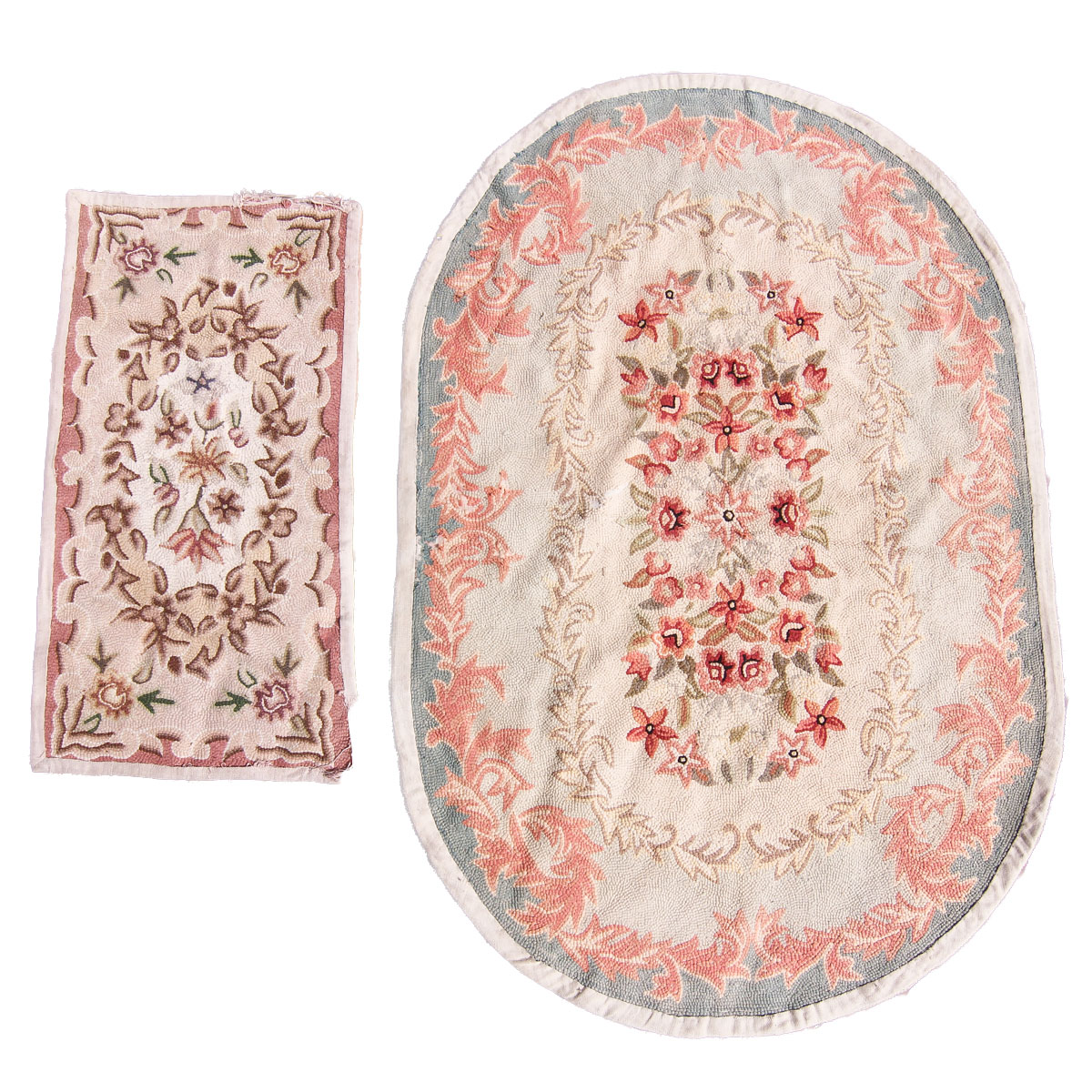 Antique French Handmade Area Rugs