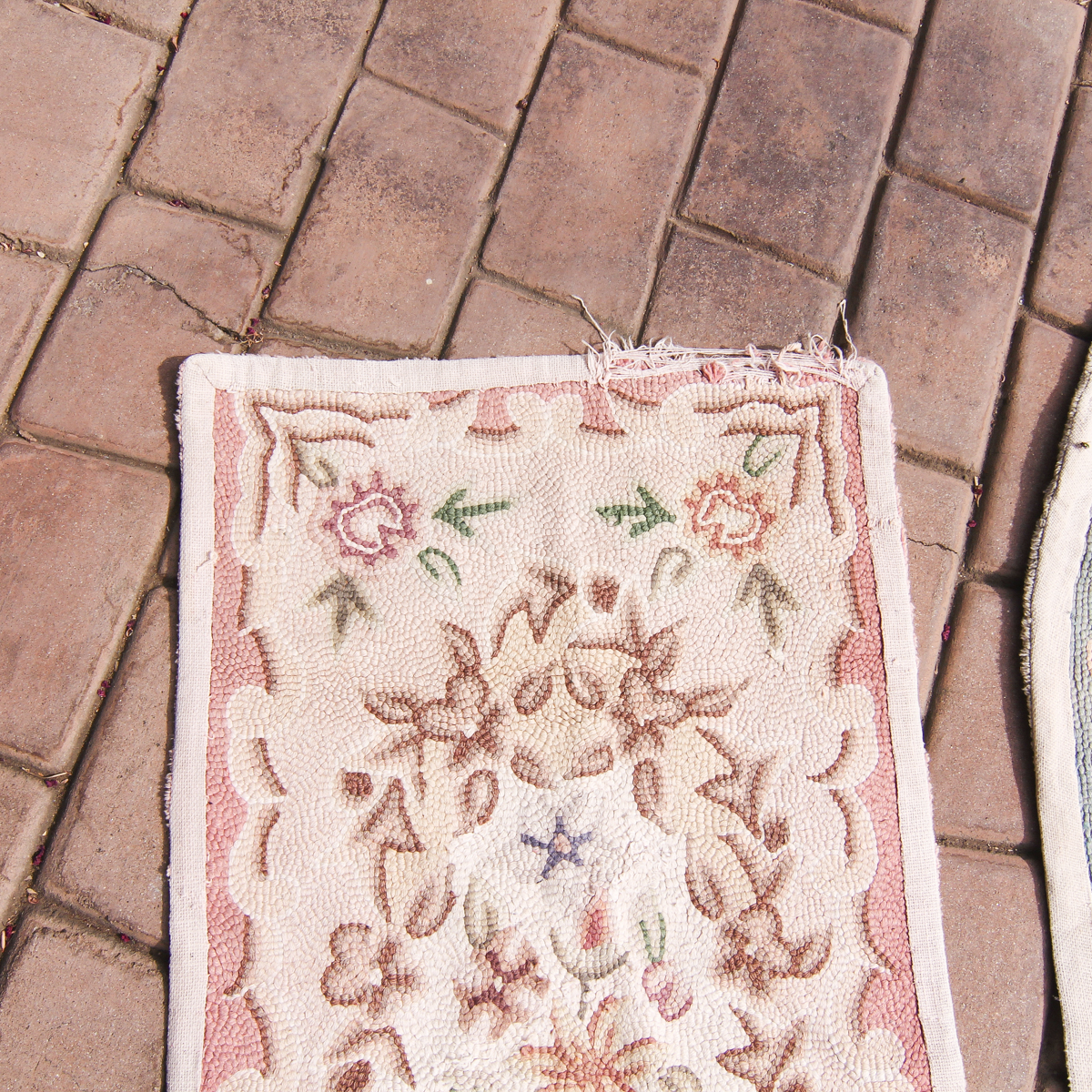 Antique French Handmade Area Rugs