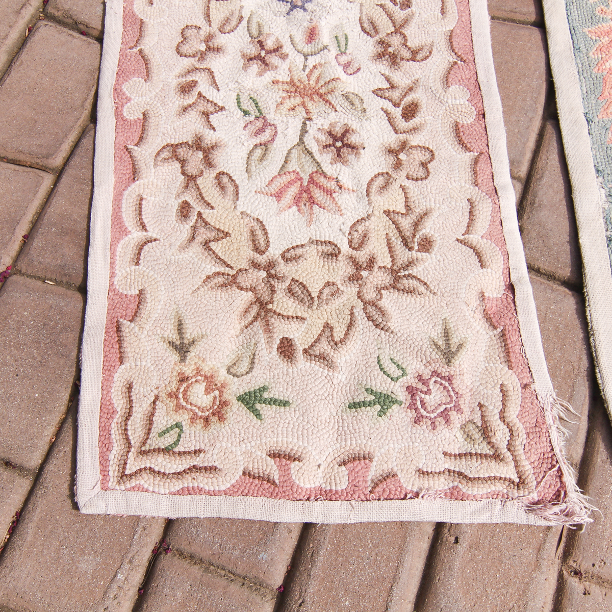 Antique French Handmade Area Rugs