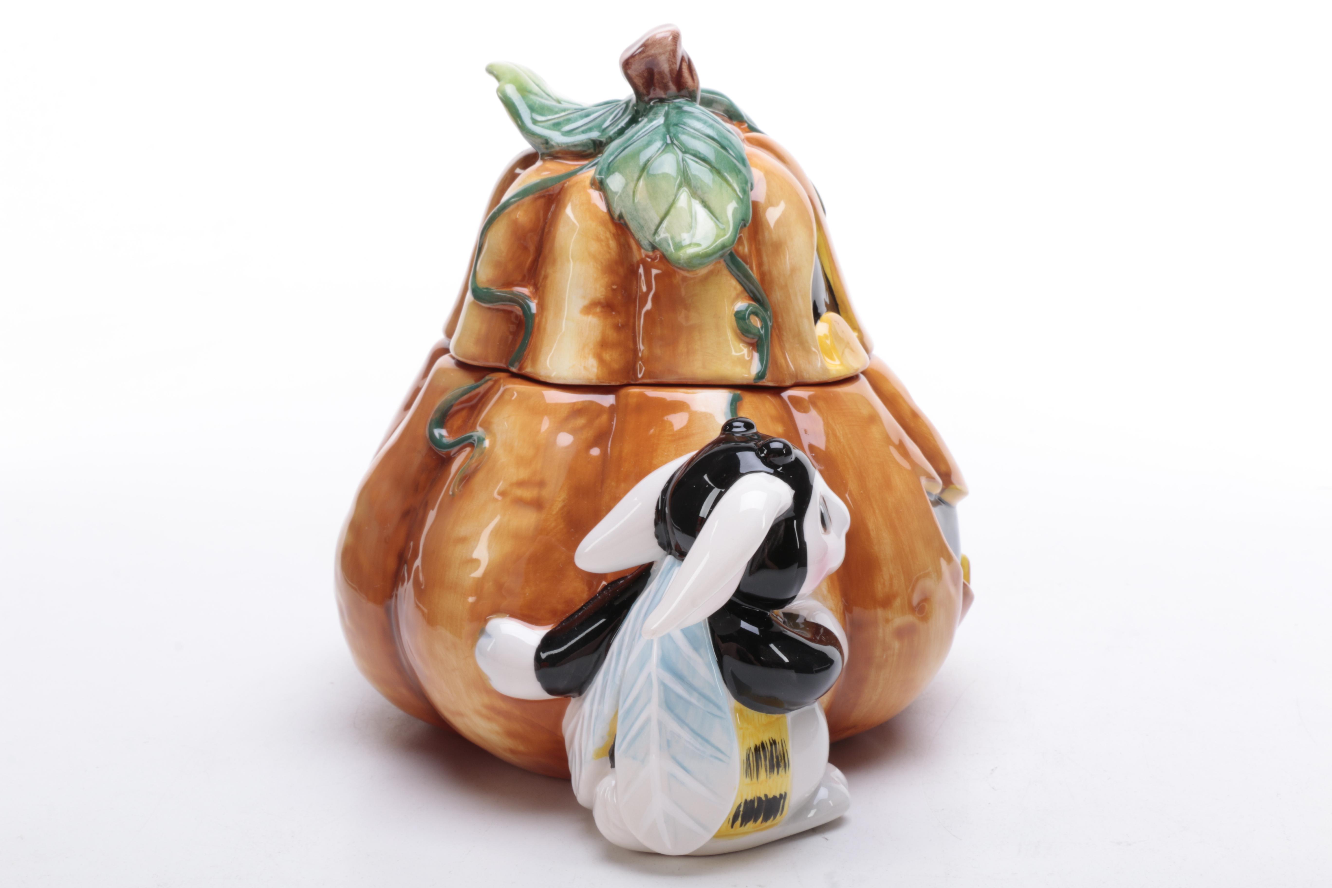 Collection of Fitz and Floyd "Halloween Bunny Blooms" Tableware