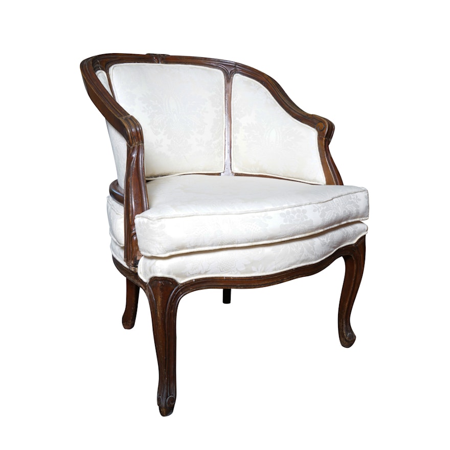 Vintage Louis XV Style Bergère