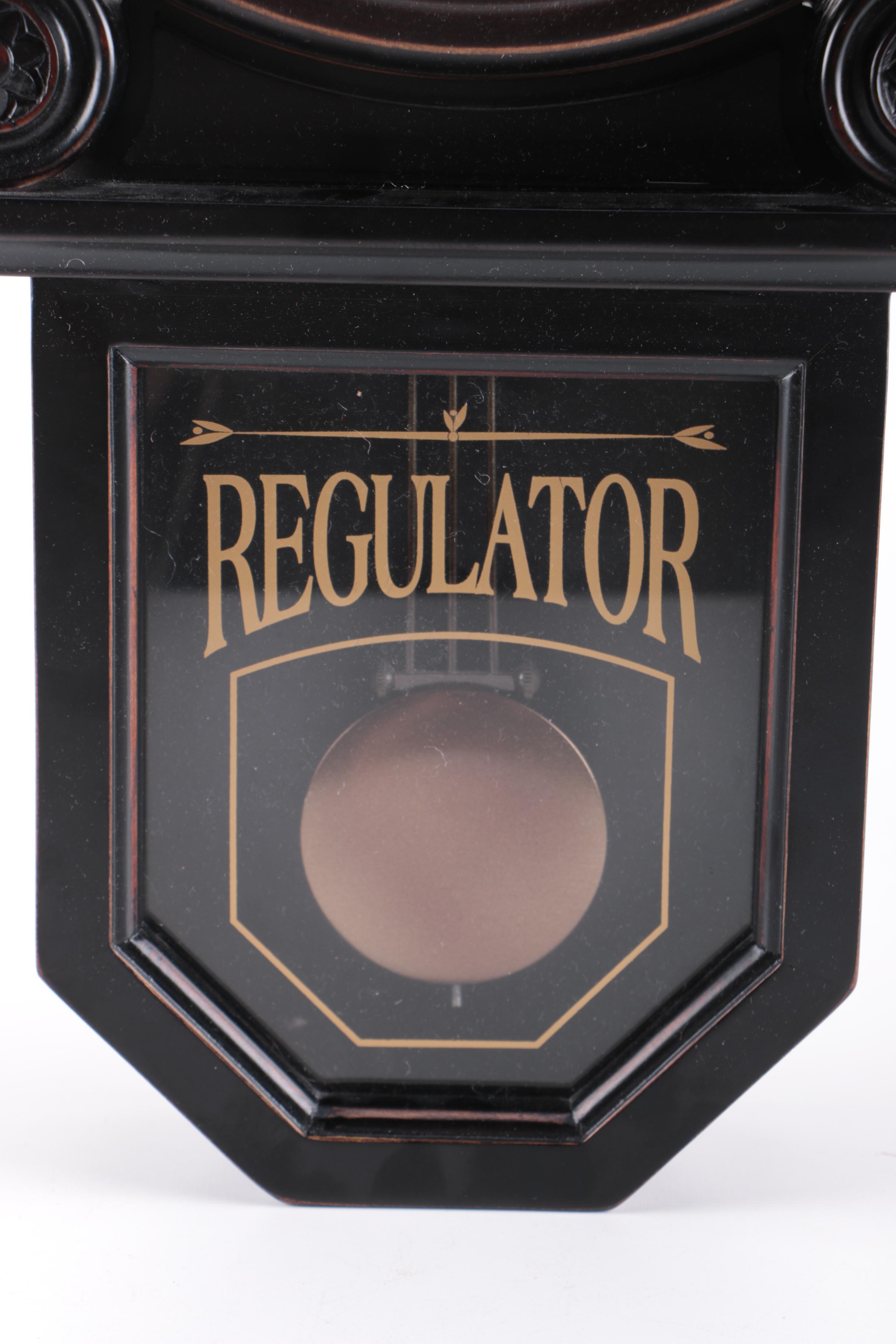 Sterling & Noble Regulator Style Wall Clock