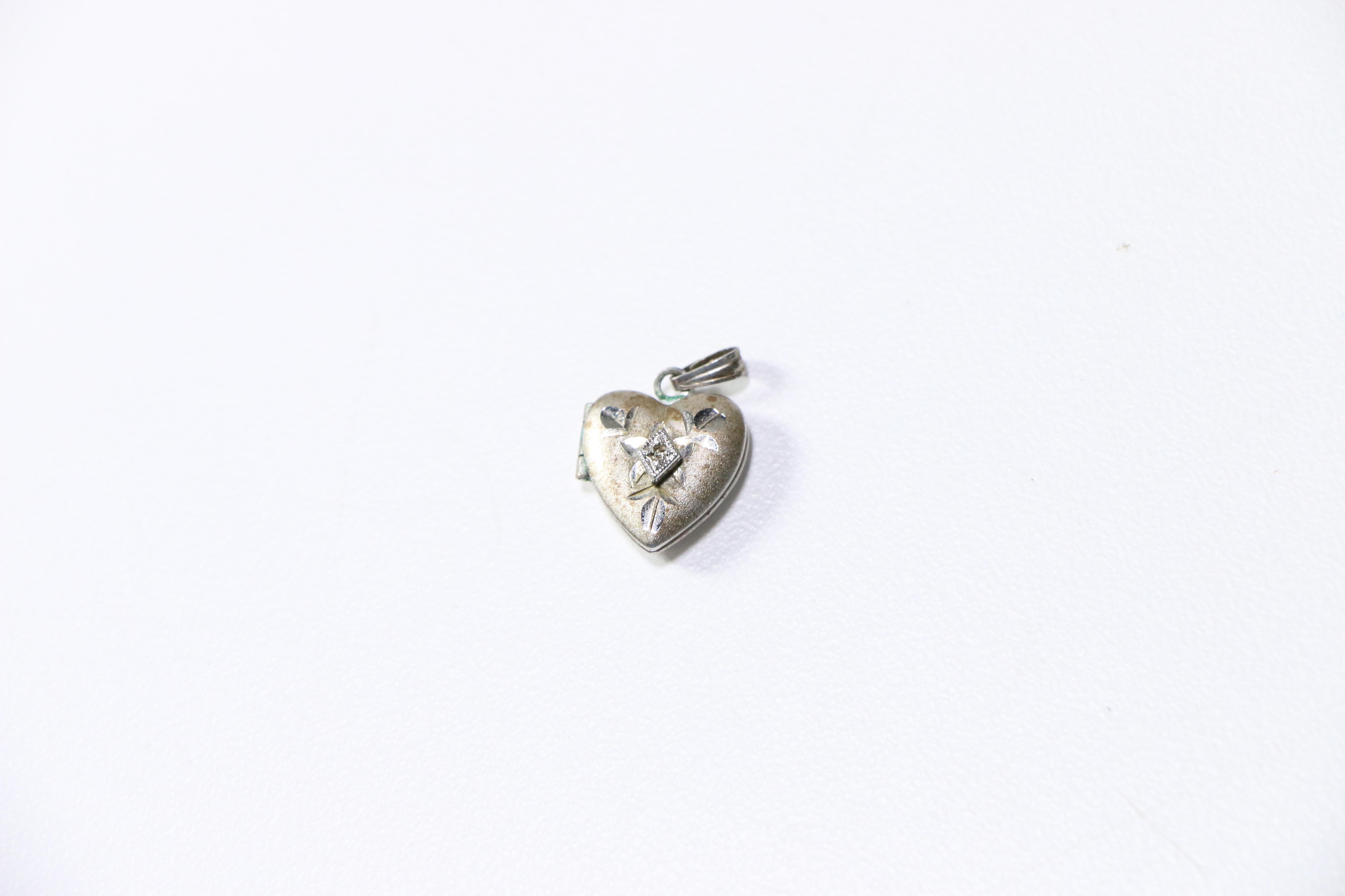 Sterling Sliver Necklace and Pendants Including Diamonds and White Topaz