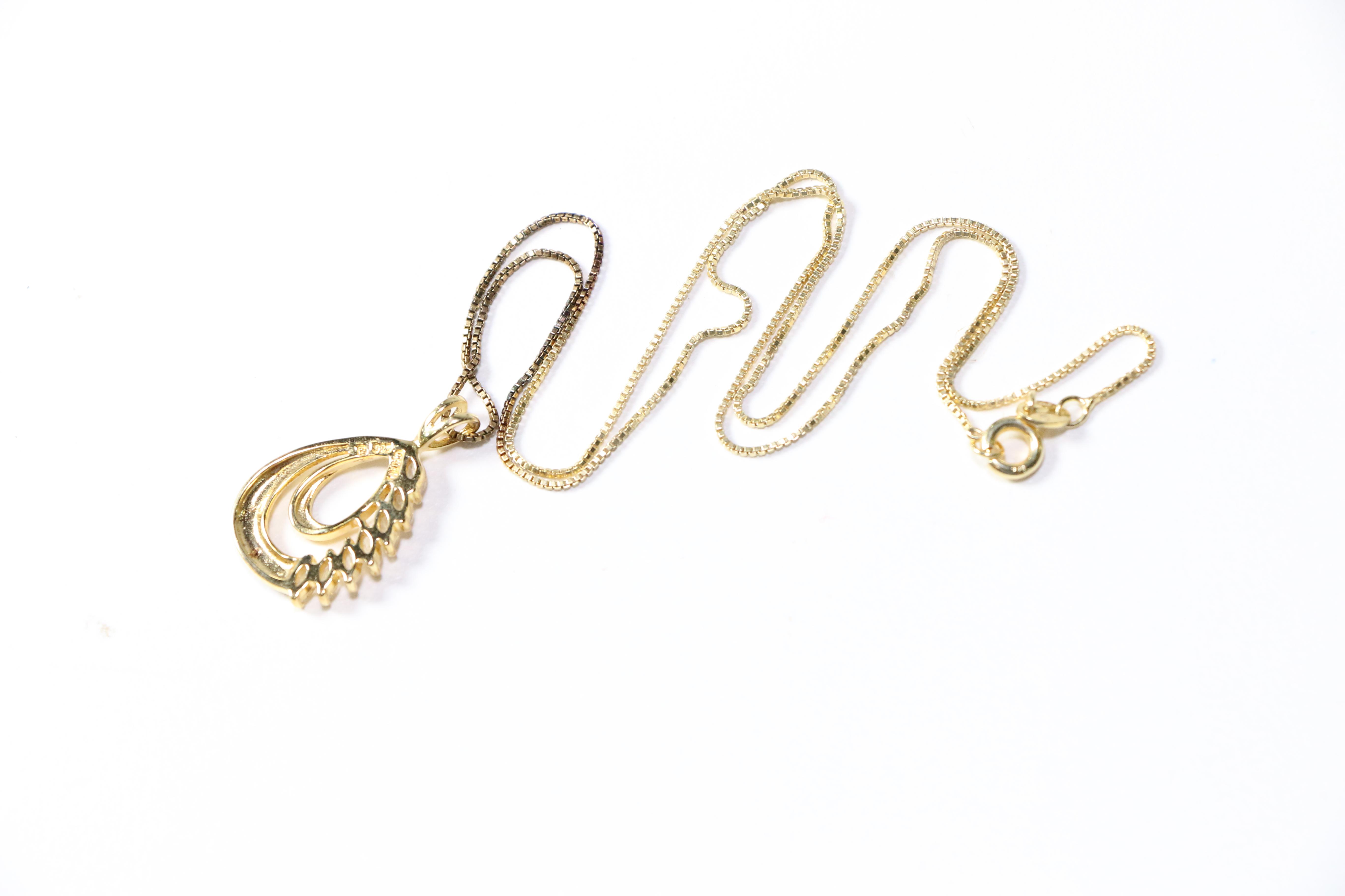 Sterling Sliver Necklace and Pendants Including Diamonds and White Topaz