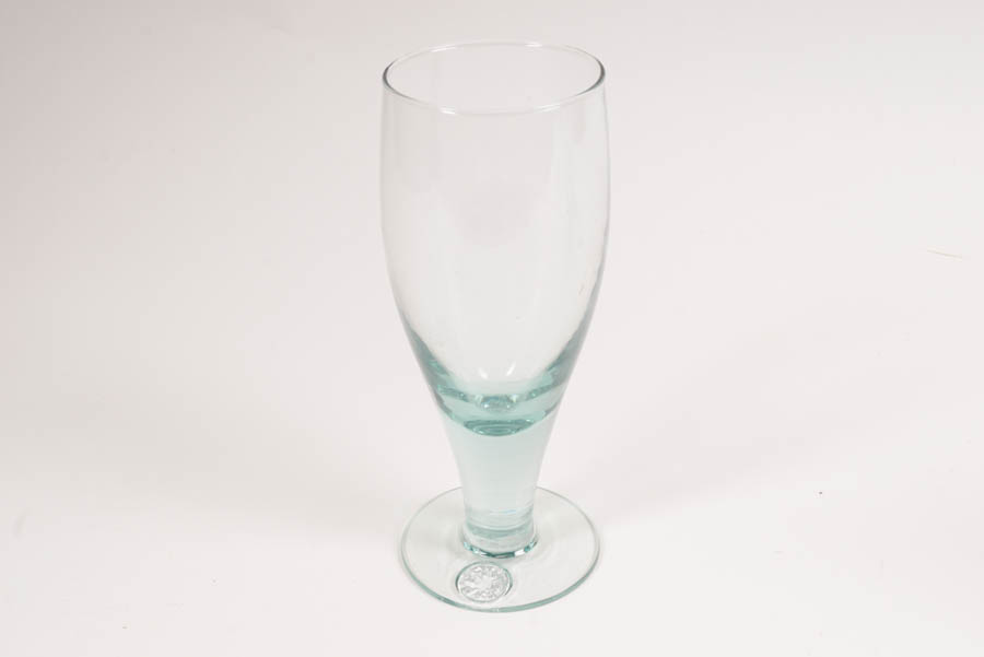 Set of Perrier Stemmed Water Goblets