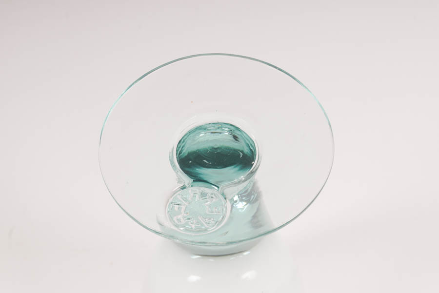 Set of Perrier Stemmed Water Goblets