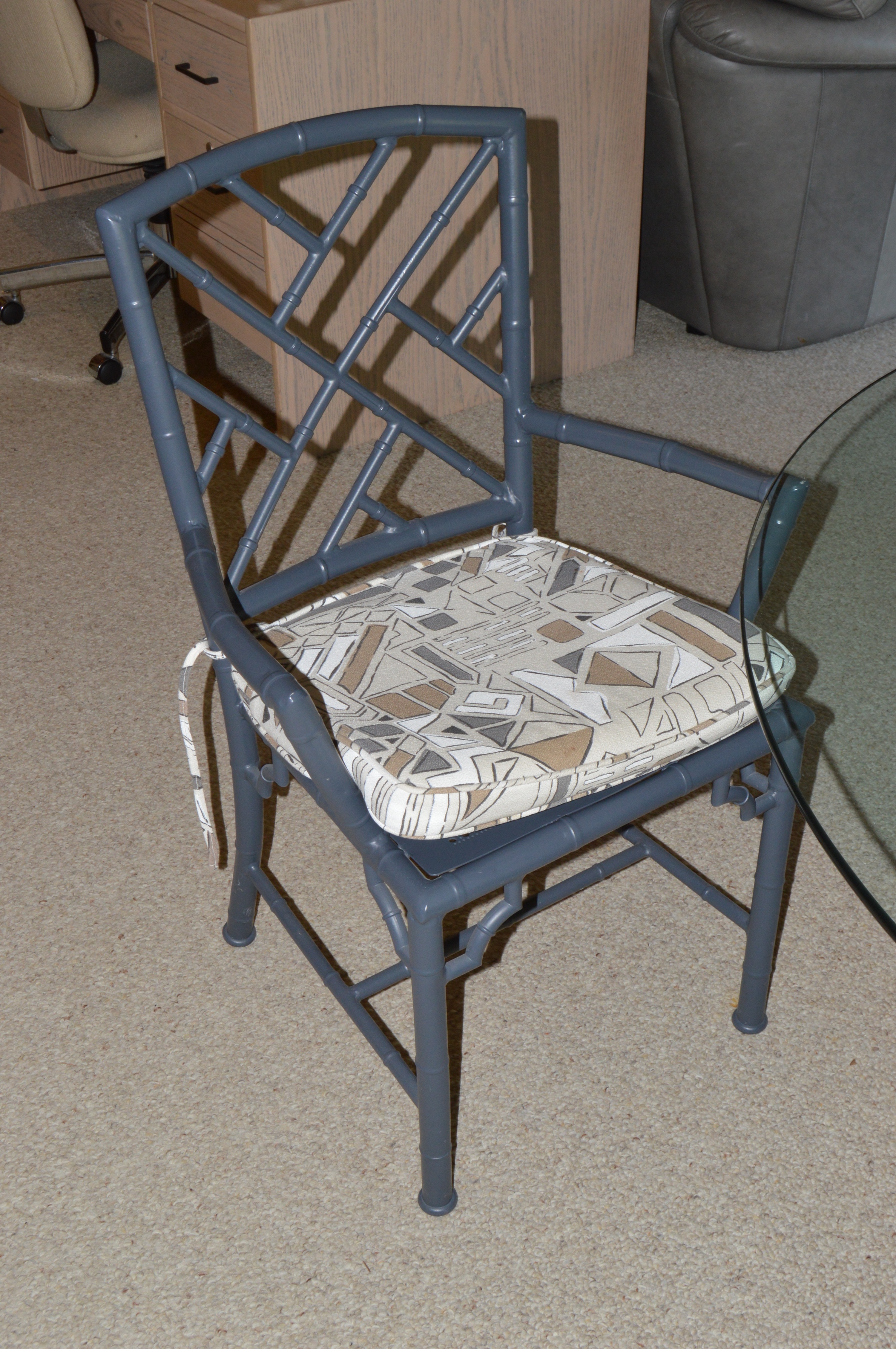 Vintage Meadowcraft Faux Bamboo Table and Chairs