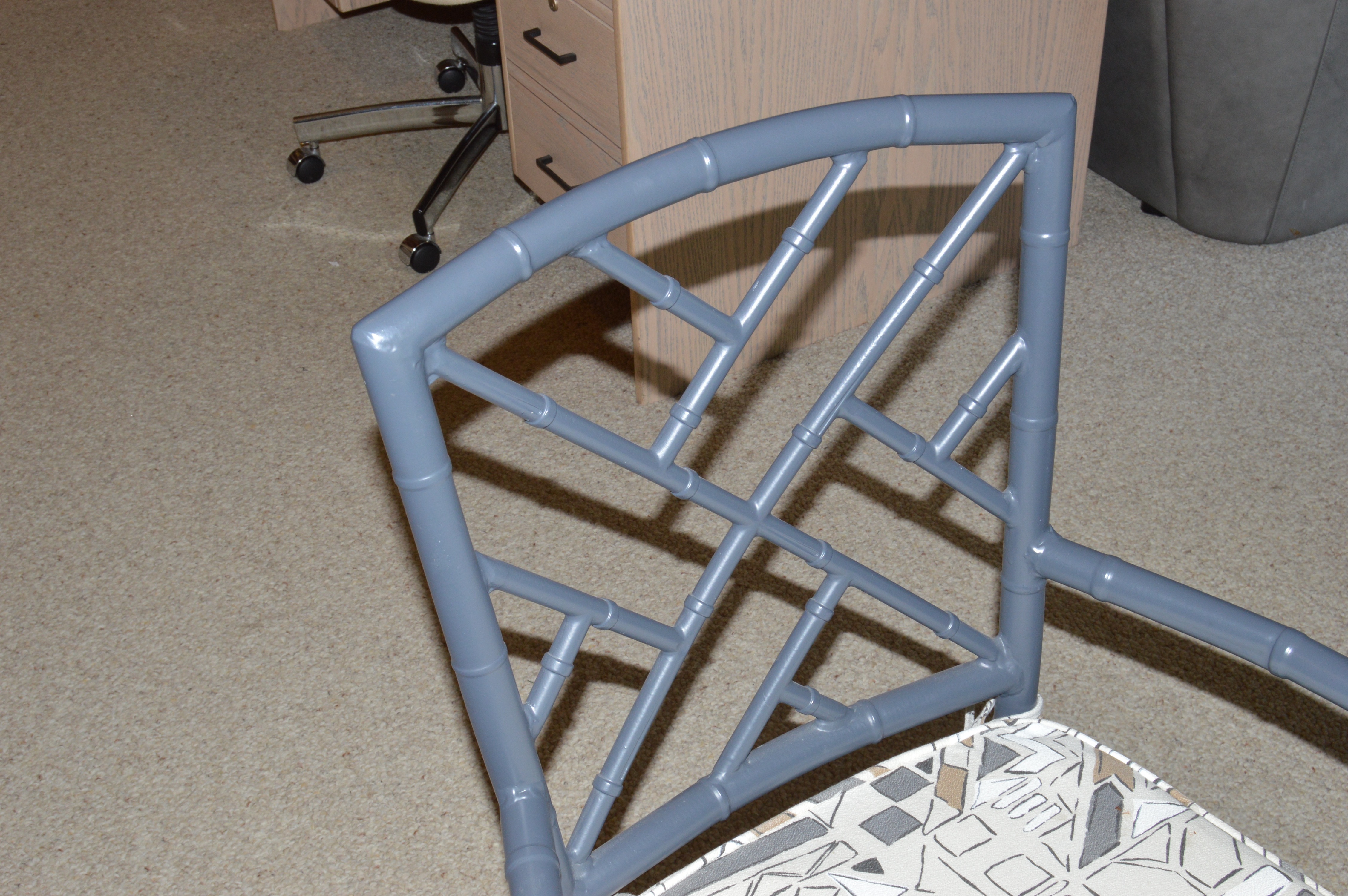 Vintage Meadowcraft Faux Bamboo Table and Chairs