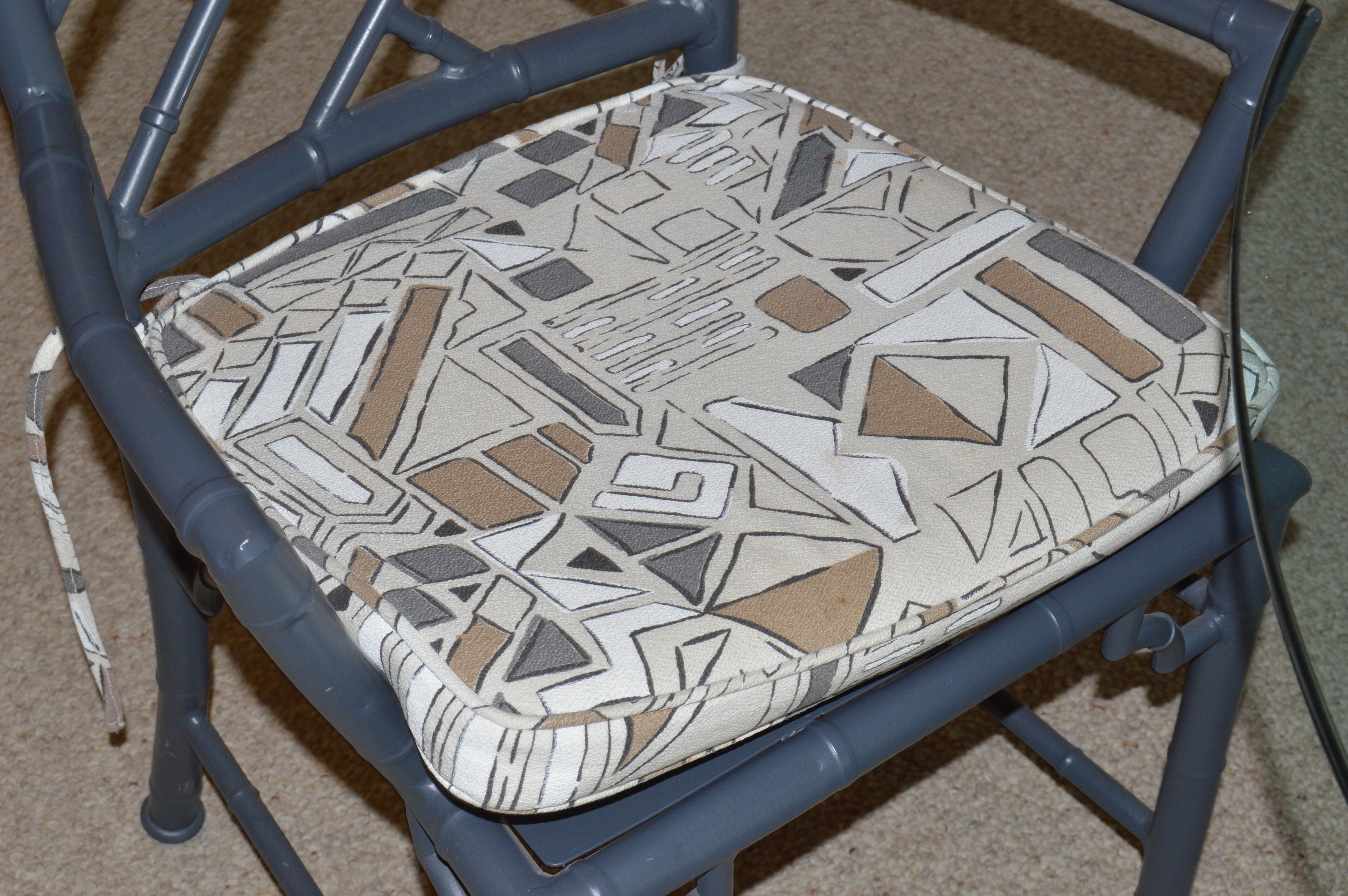 Vintage Meadowcraft Faux Bamboo Table and Chairs