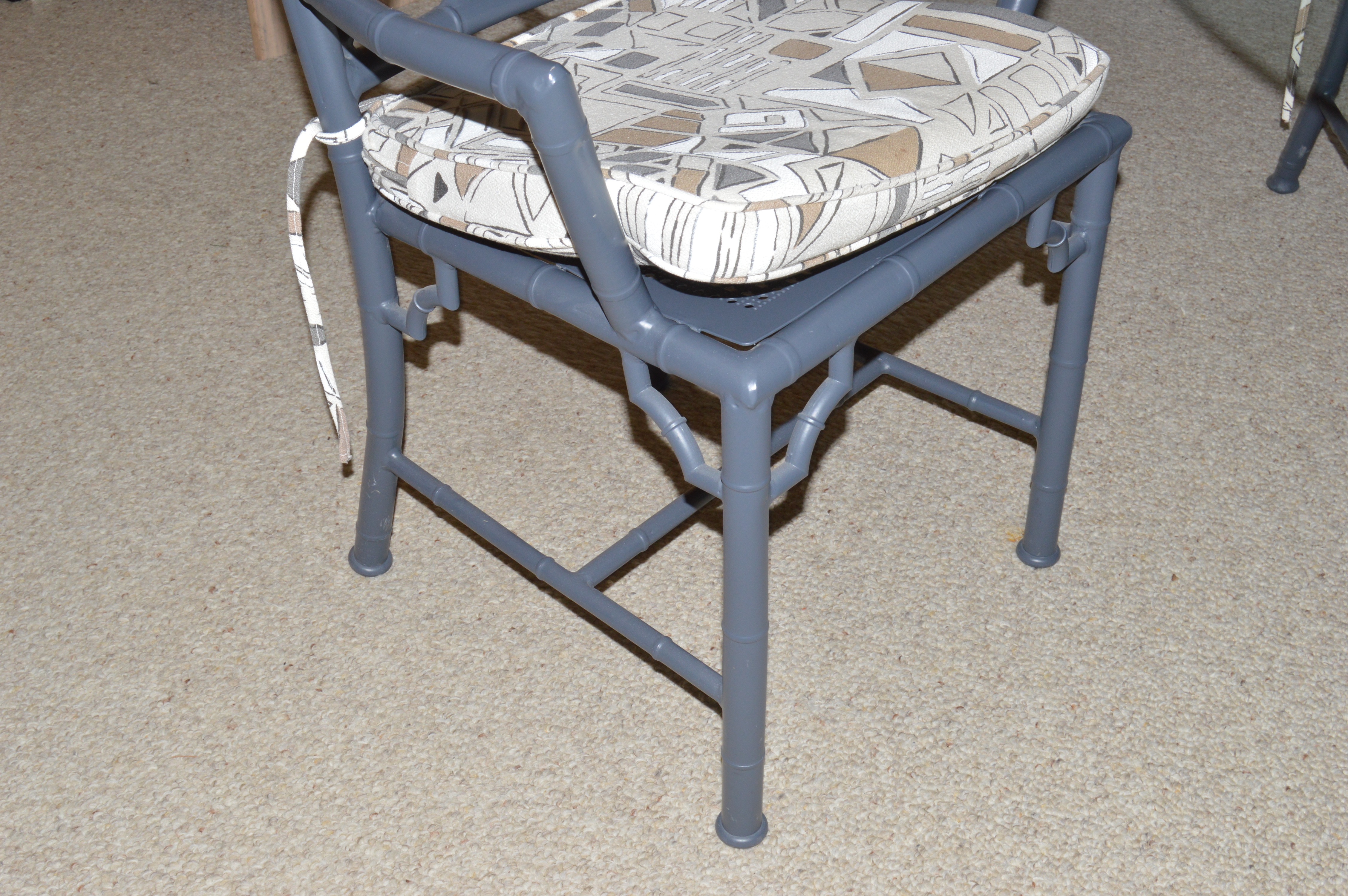 Vintage Meadowcraft Faux Bamboo Table and Chairs