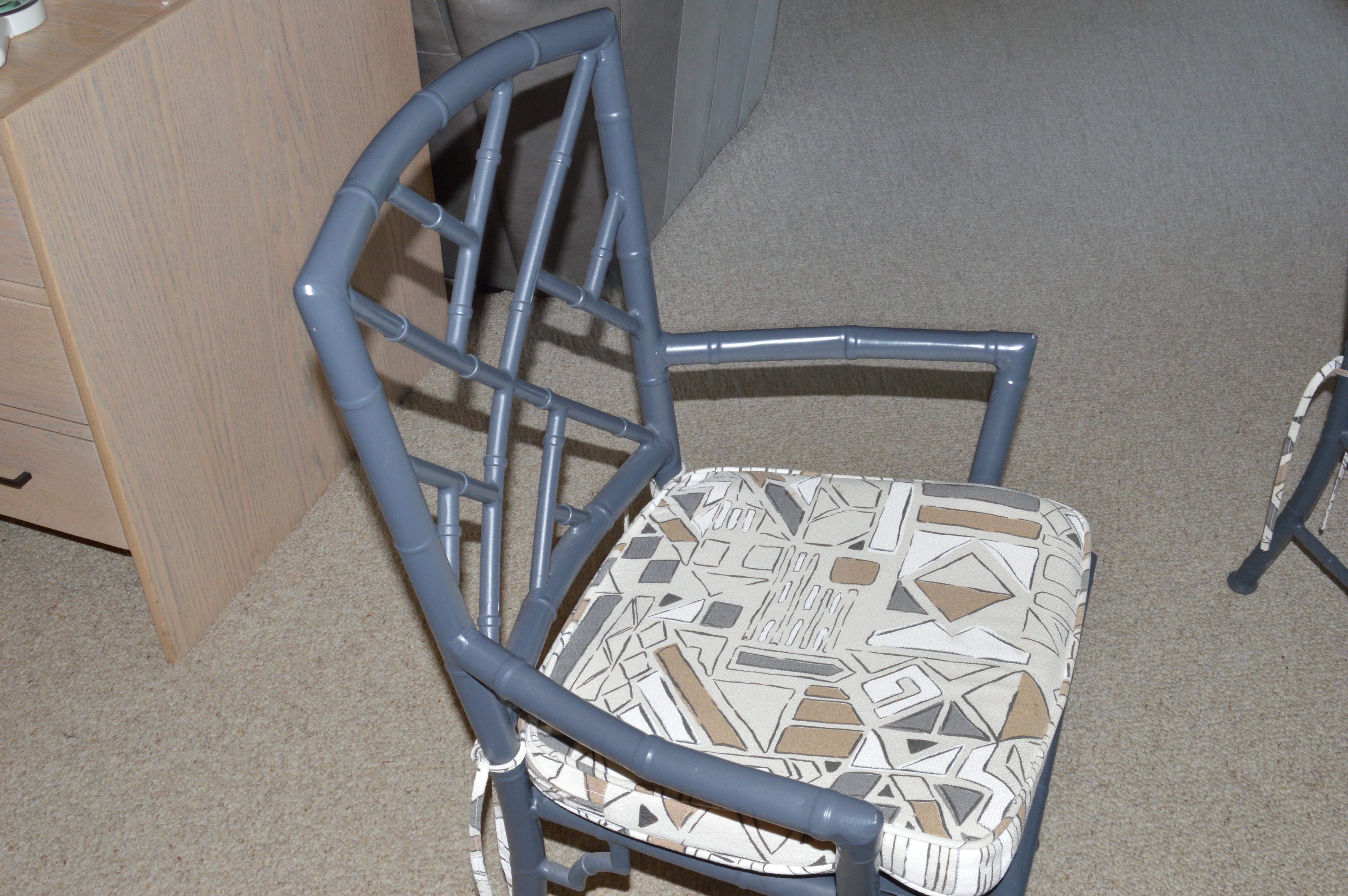 Vintage Meadowcraft Faux Bamboo Table and Chairs