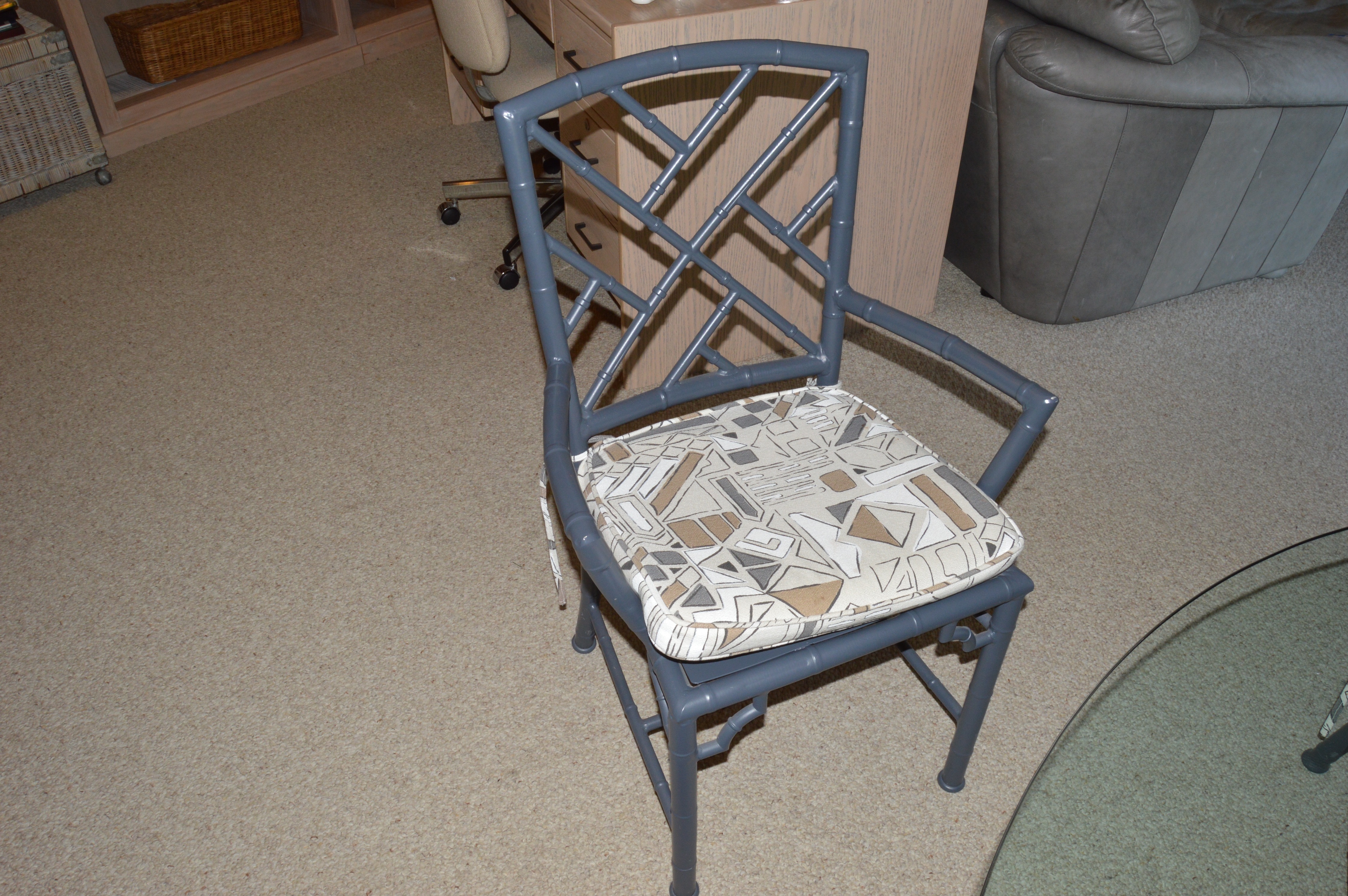 Vintage Meadowcraft Faux Bamboo Table and Chairs
