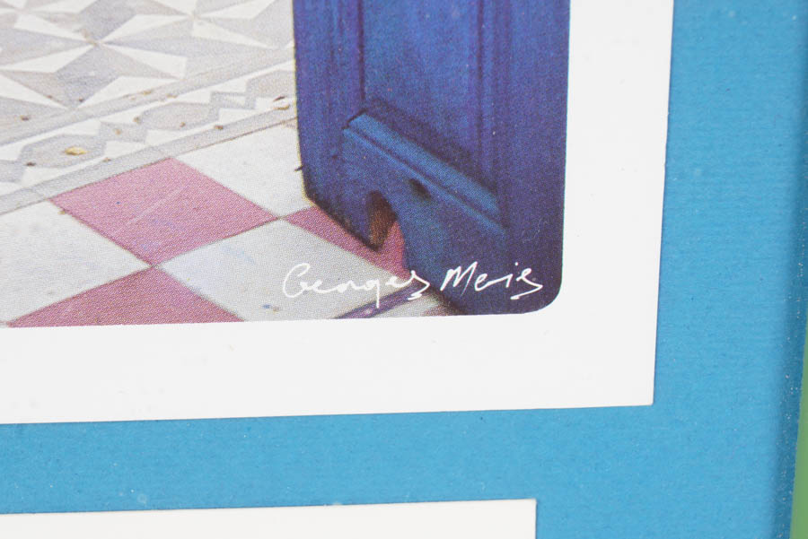 Pair of Framed Photo Collages of Greek Villages