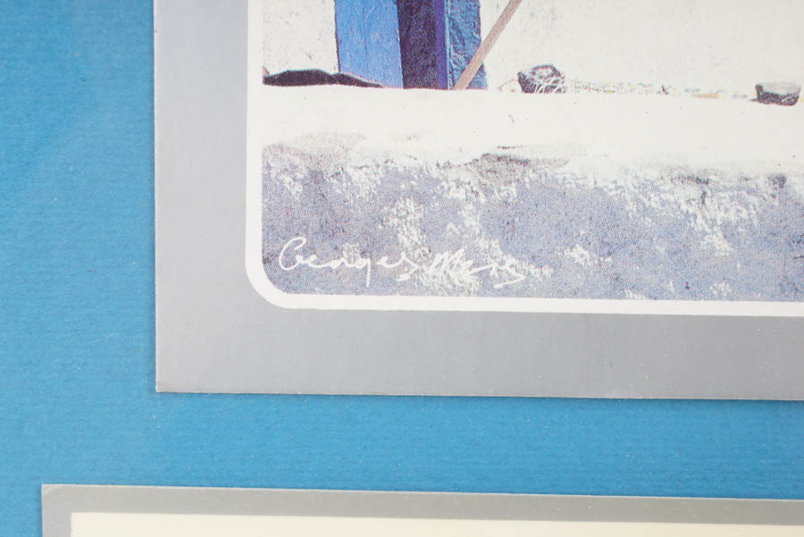 Pair of Framed Photo Collages of Greek Villages