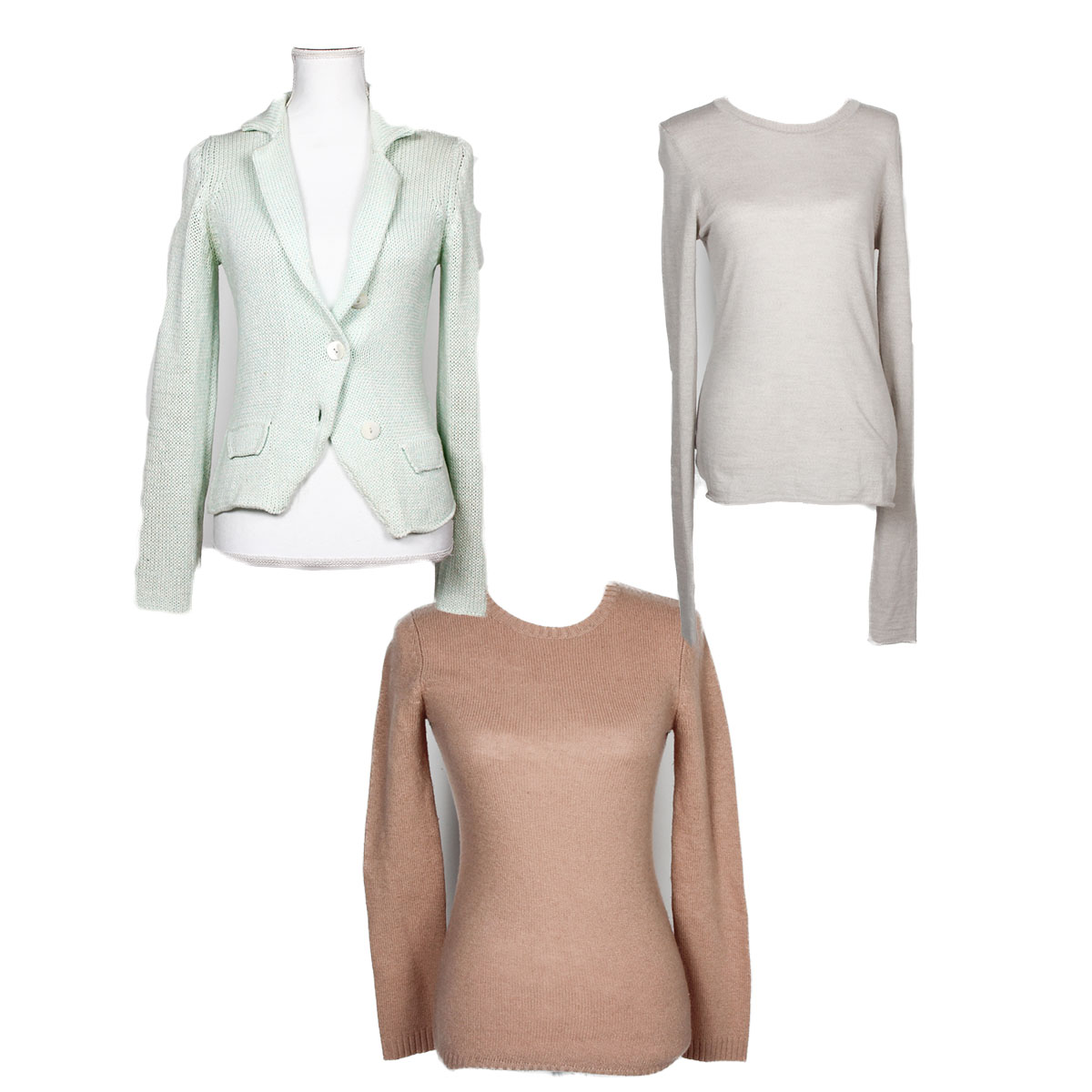 Collection of Women's Knit Sweaters Including Fabiana Filippi