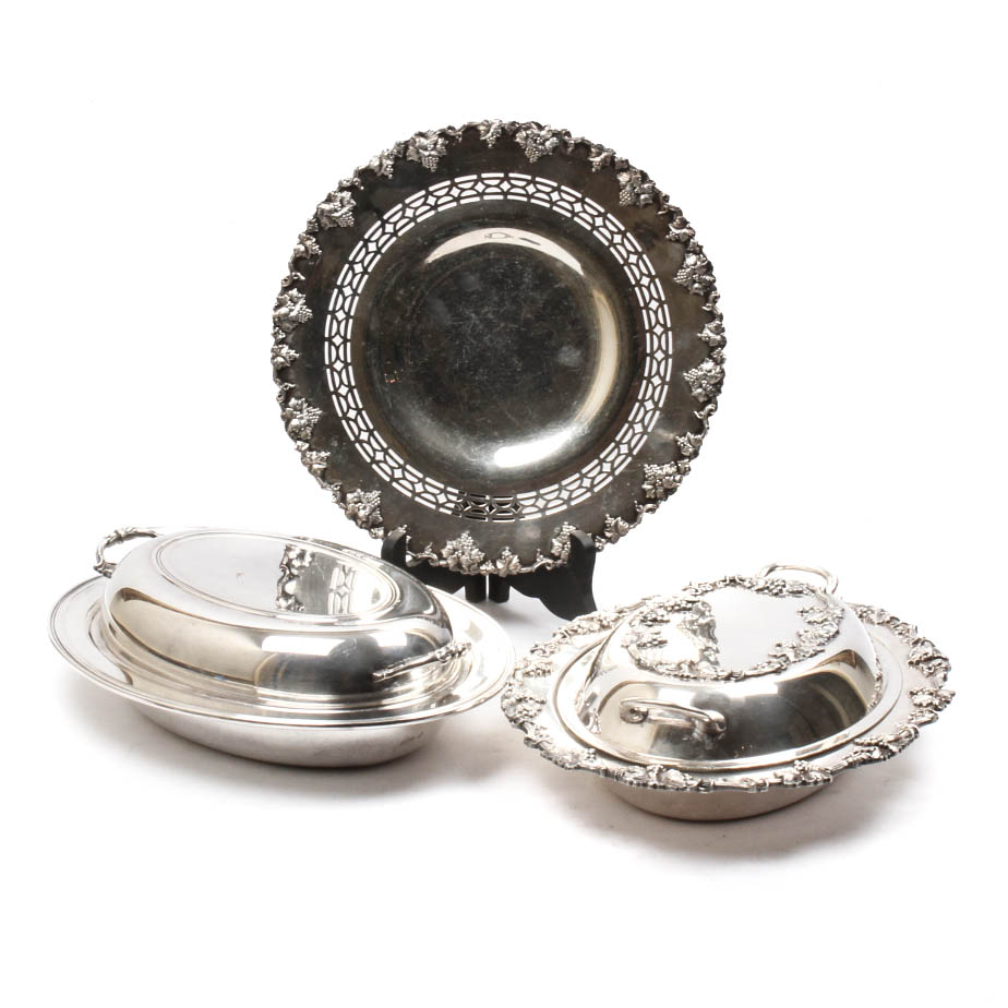 Sheffield Silver Co. Silver Plate Serveware
