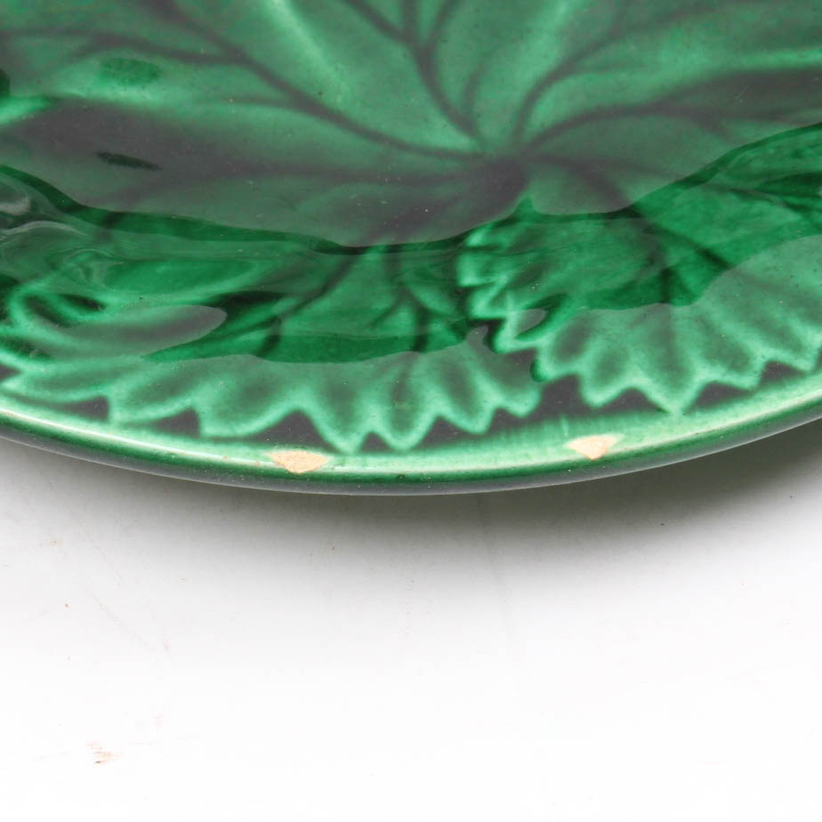 Ceramic Plates Featuring Limoges and Majolica