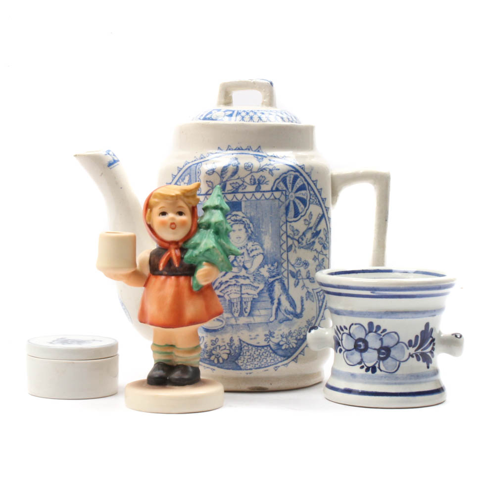 Decorative Collectibles Featuring Hummel and Delft