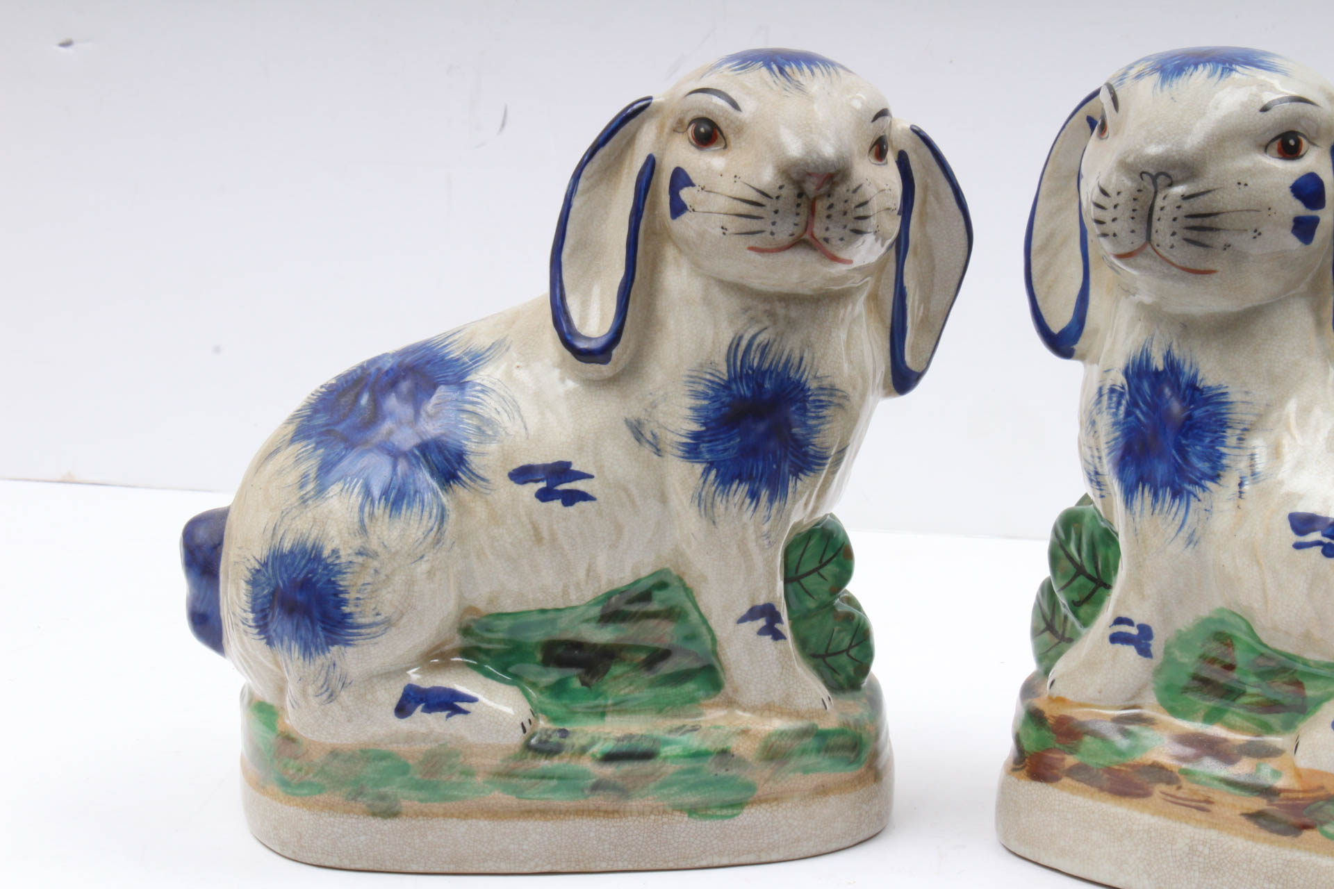 Staffordshire Ceramic Rabbits