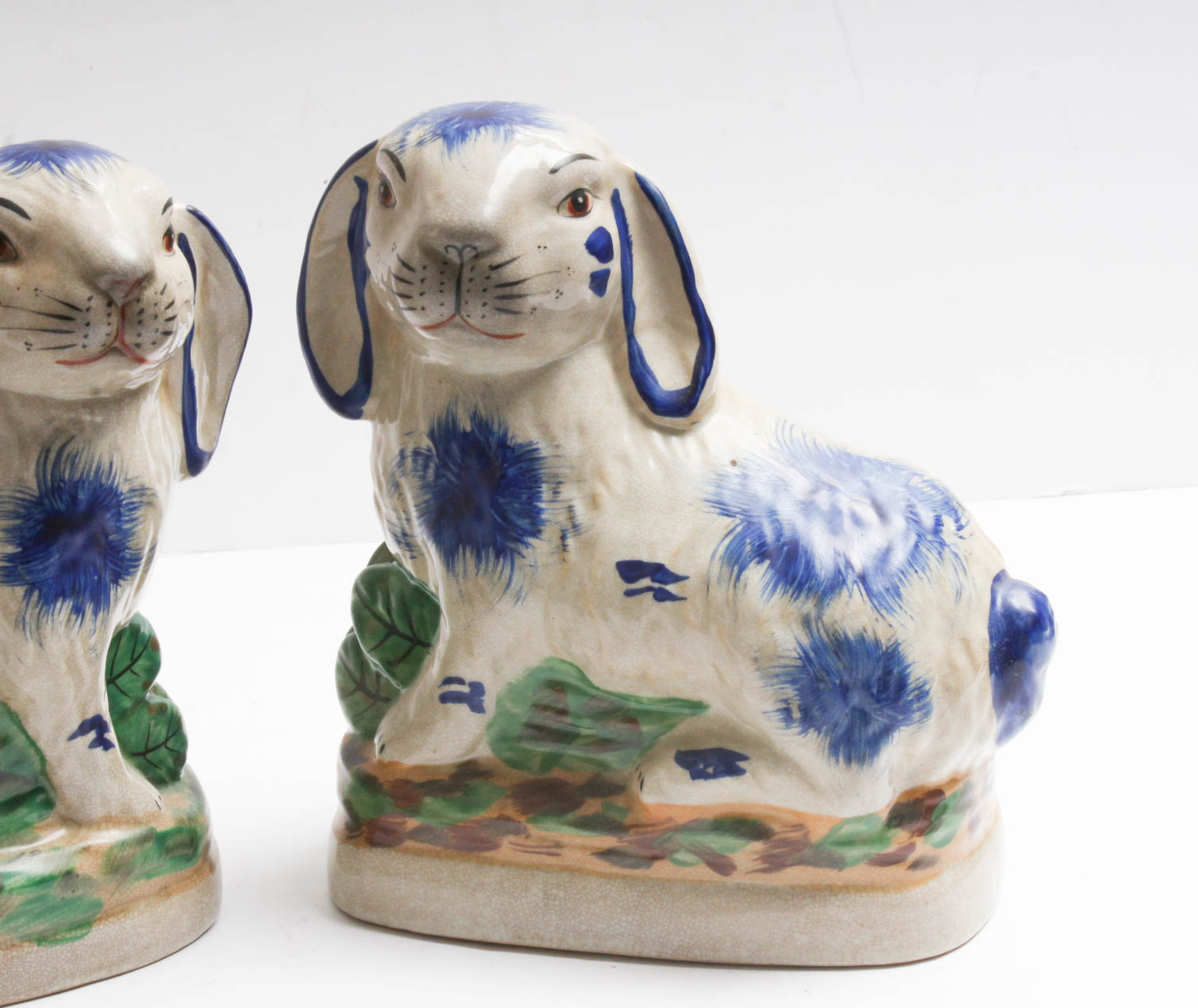 Staffordshire Ceramic Rabbits