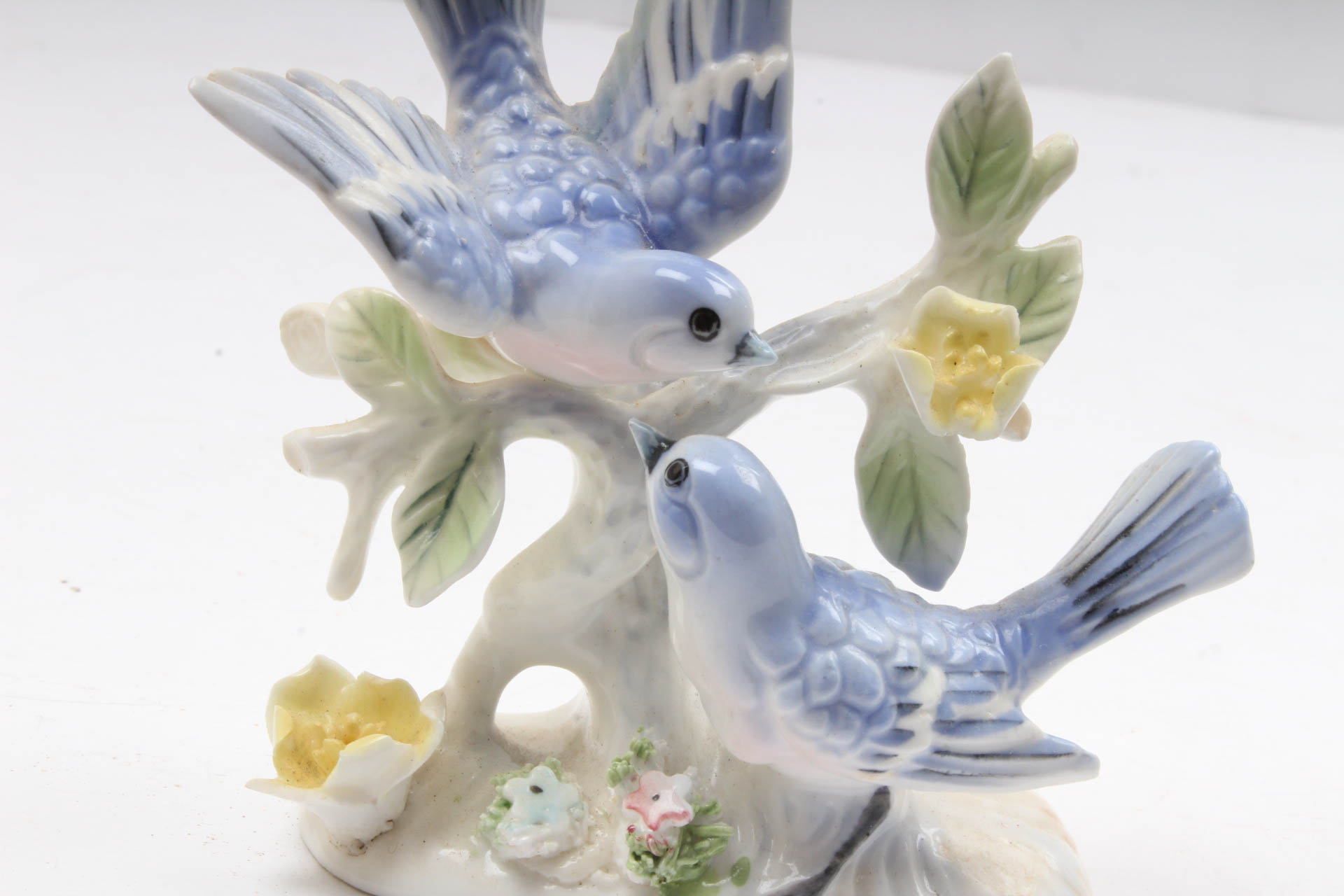 Porcelain Bird Figurine Pair