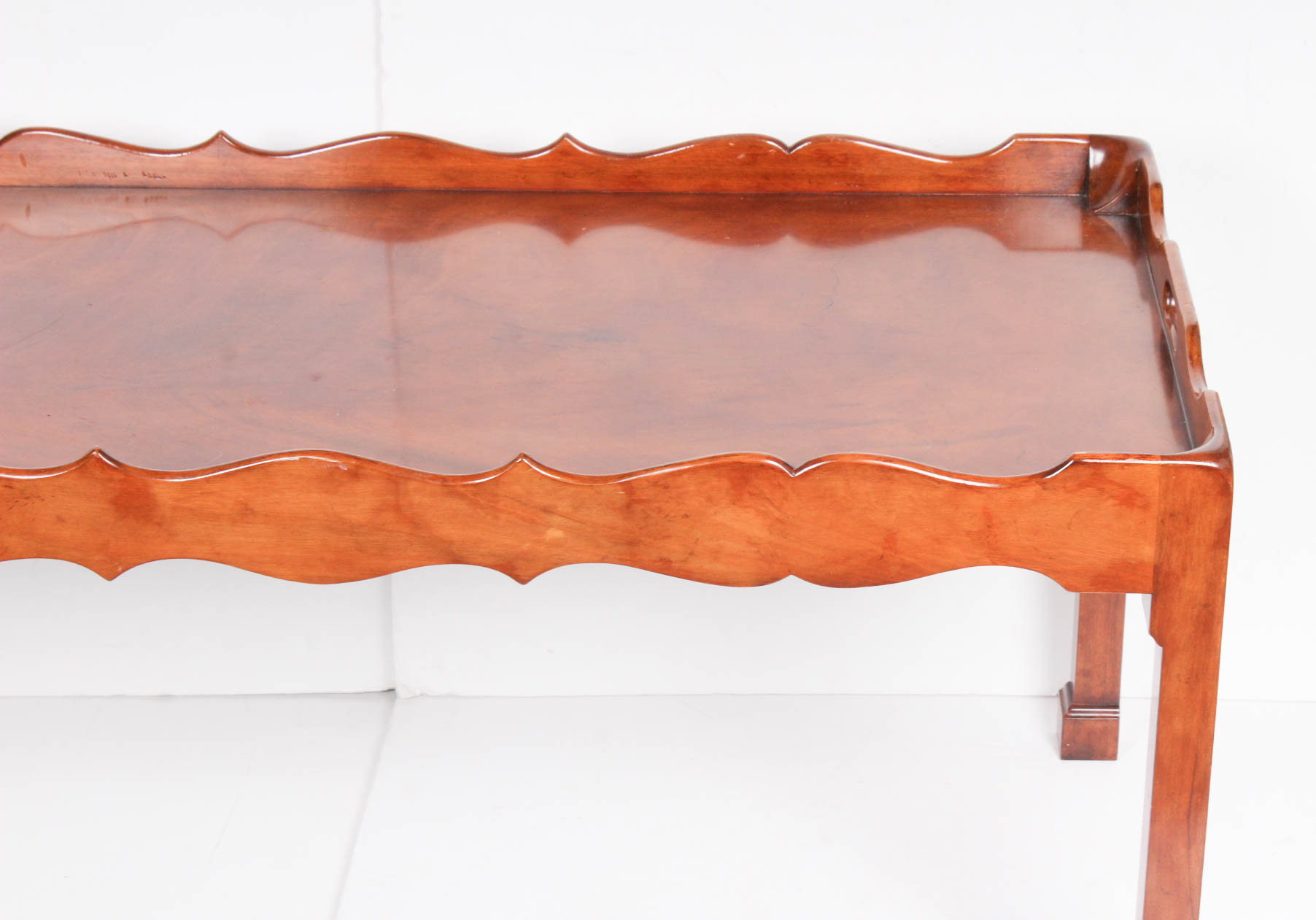 Mahogany Tray Top Coffee Table