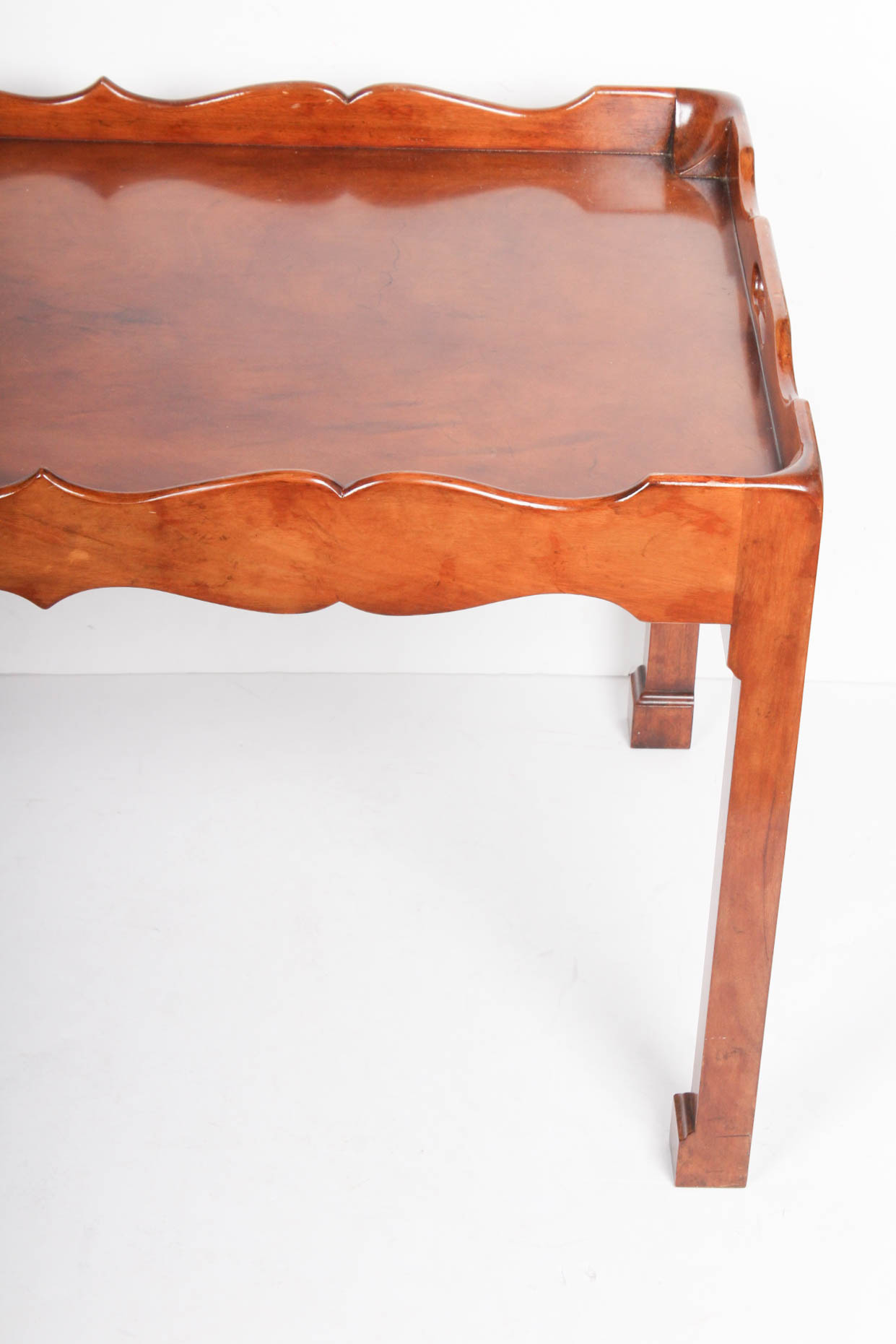 Mahogany Tray Top Coffee Table