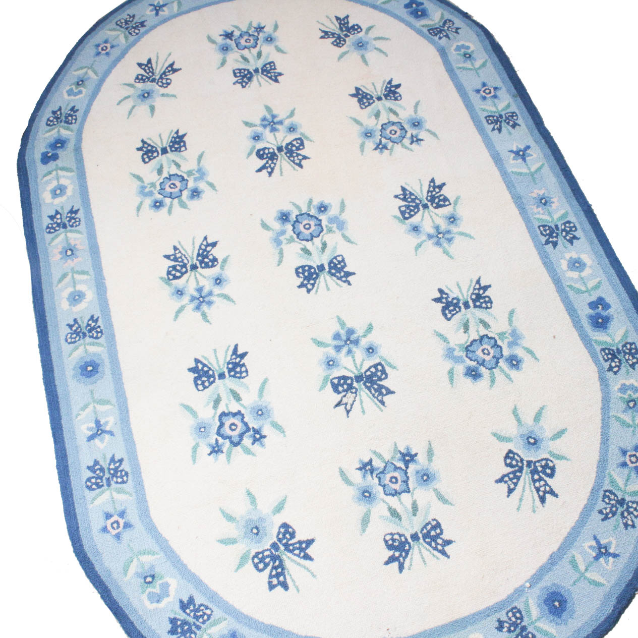 Hand-Hooked Area Rug