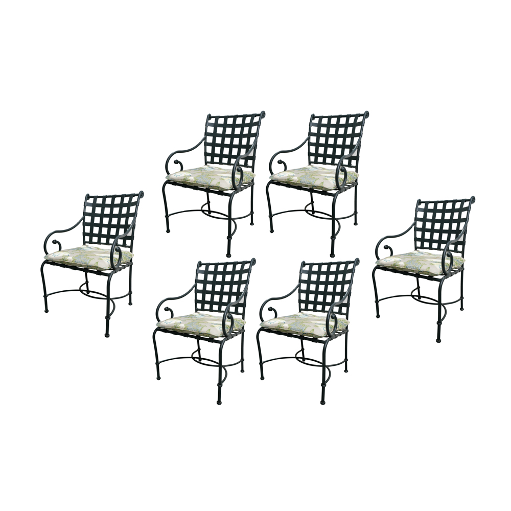 Brown Jordan Metal Patio Dining Chairs