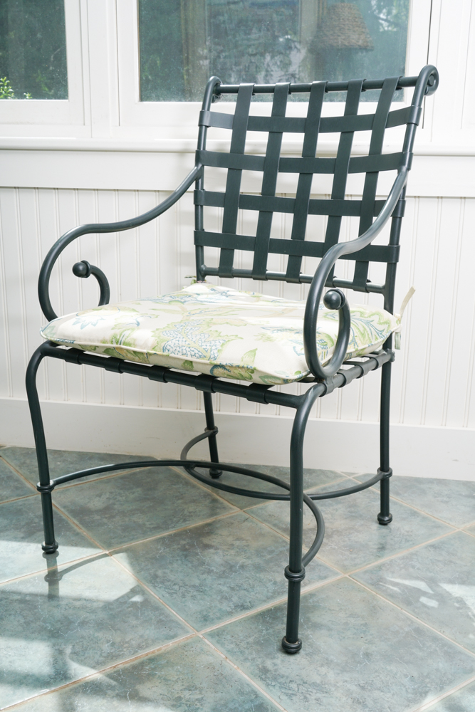 Brown Jordan Metal Patio Dining Chairs