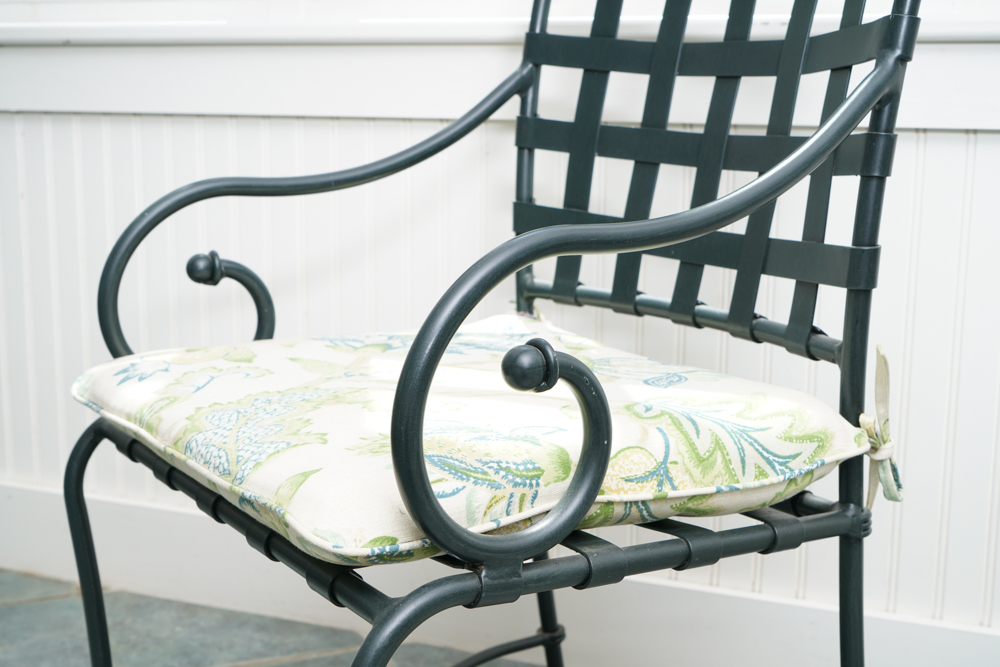 Brown Jordan Metal Patio Dining Chairs