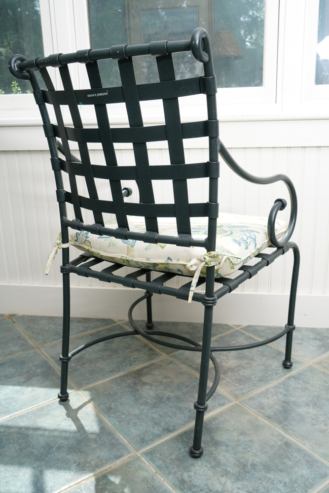 Brown Jordan Metal Patio Dining Chairs