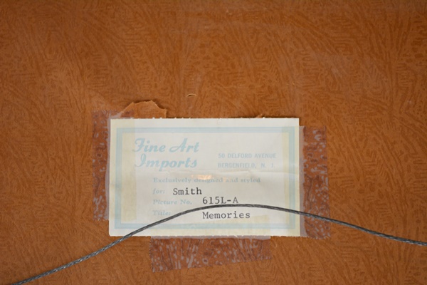 L/E Signed "Memories" Floral Arrangement Lithograph