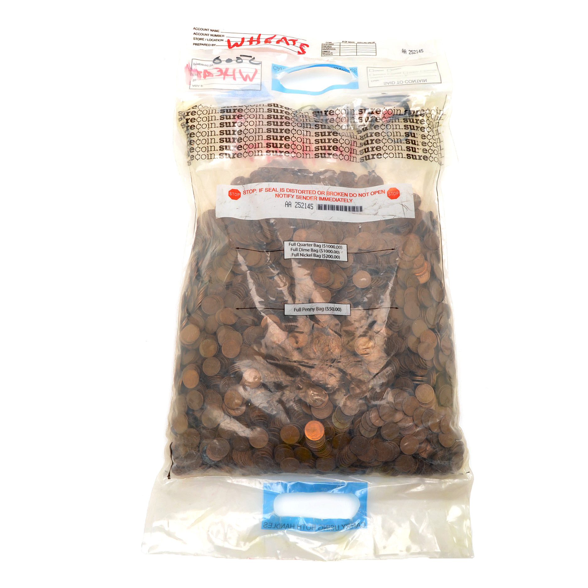 5000 Assorted Lincoln Wheat Pennies