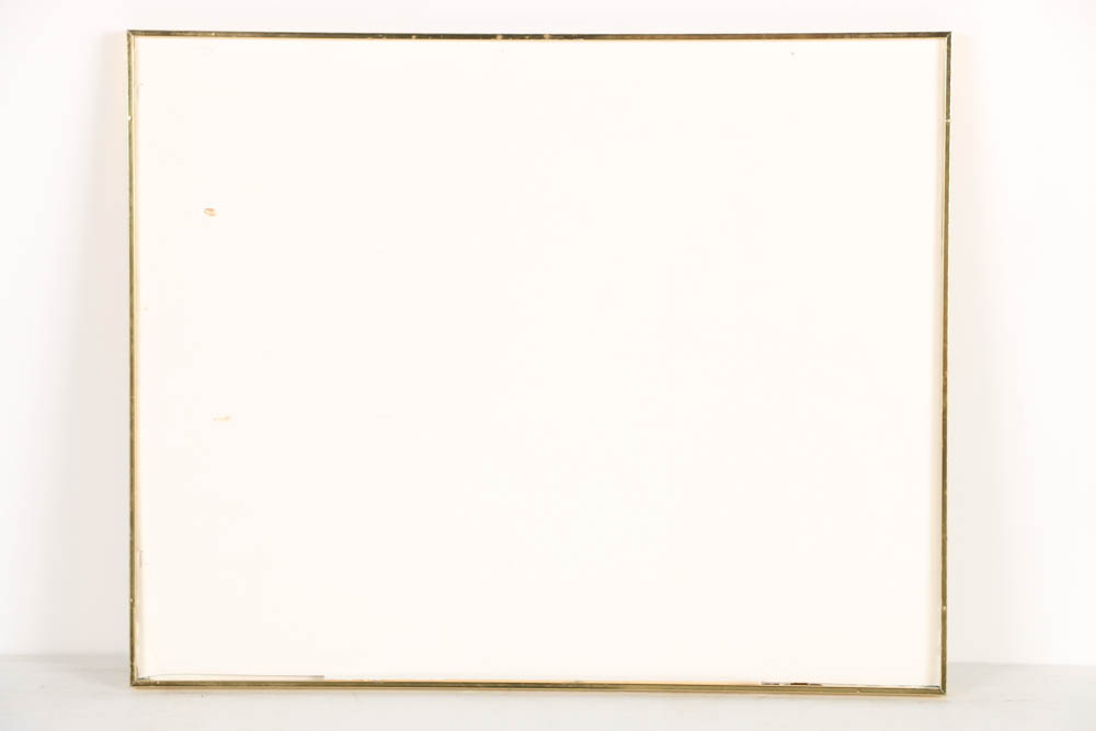 Charcoal Drawing on Paper Rooftop Scene