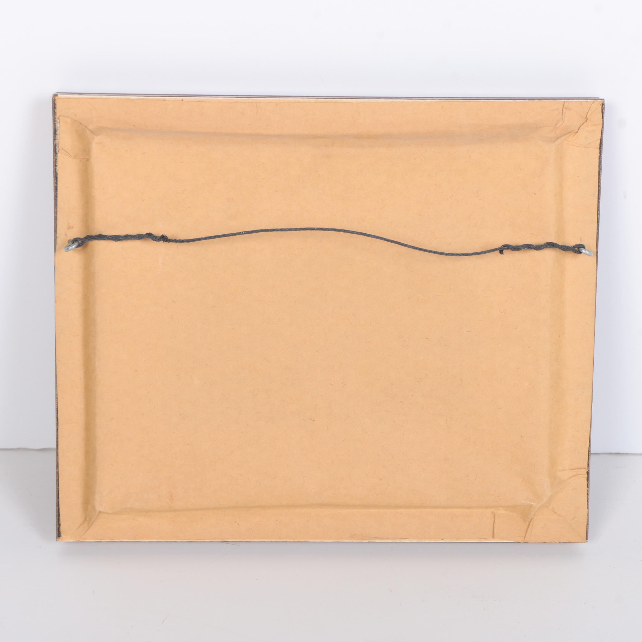 Oil Painting on Canvas of Overcast Landscape