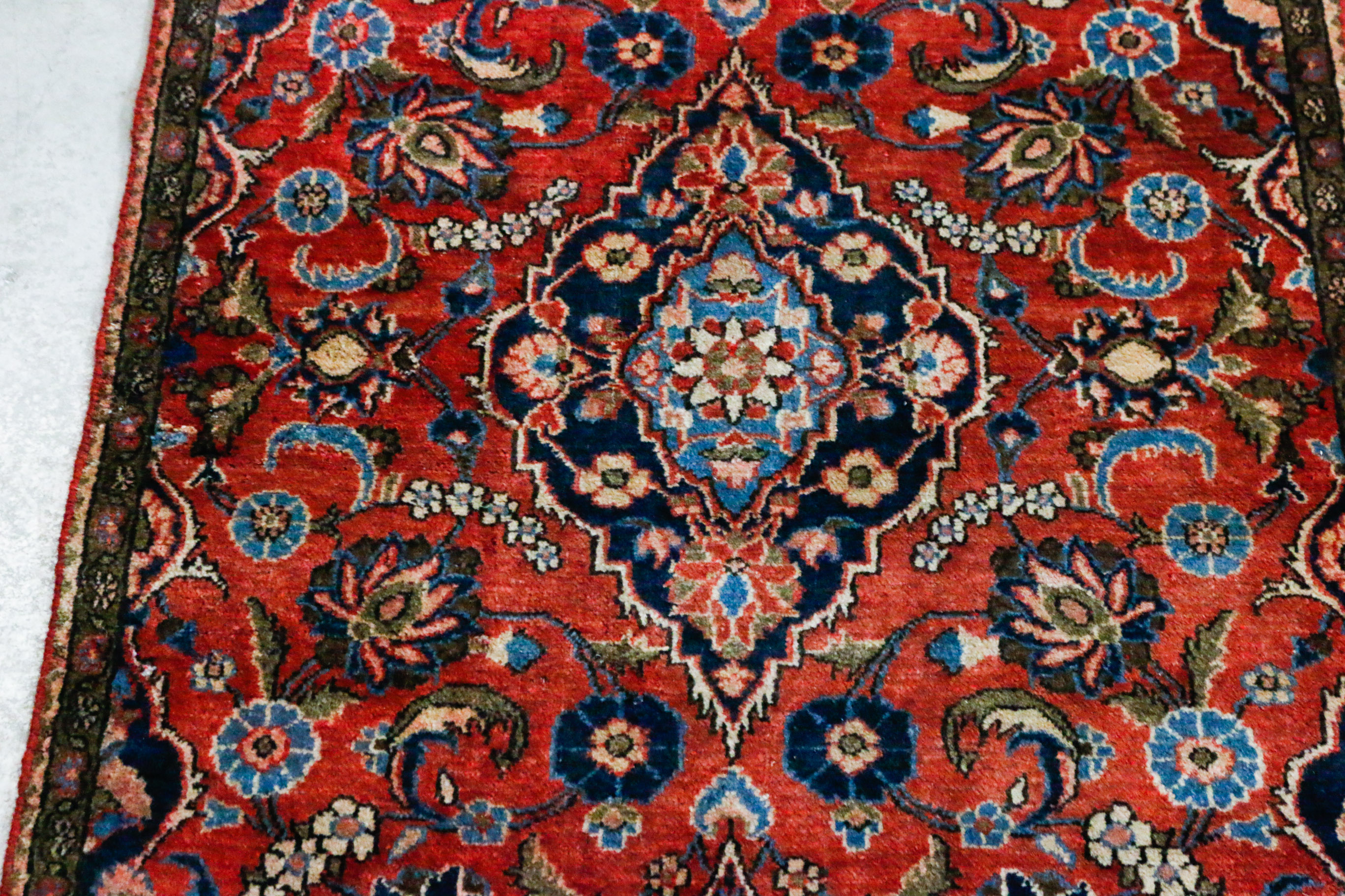 Vintage Persian Malayer Sarouk Rug