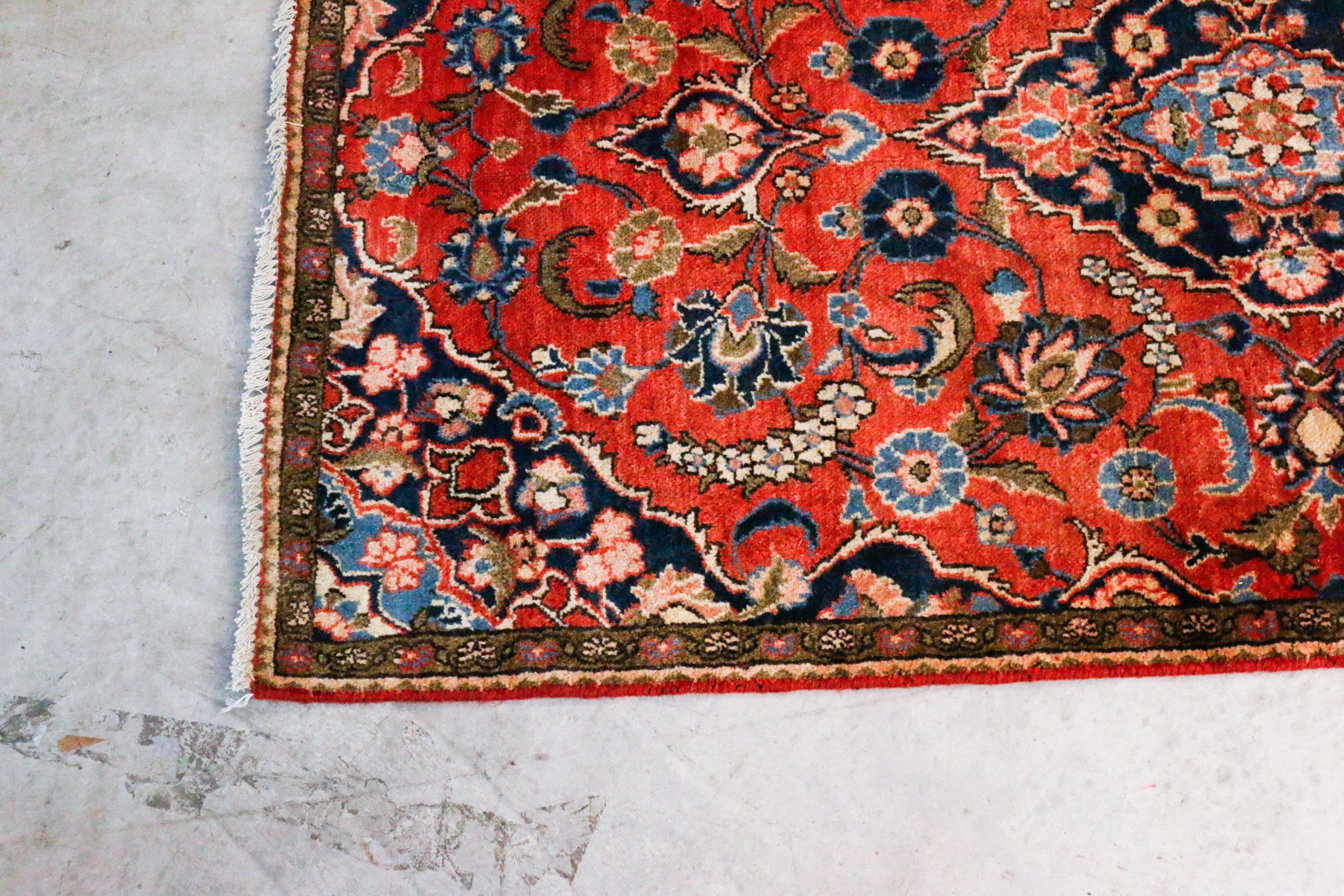 Vintage Persian Malayer Sarouk Rug