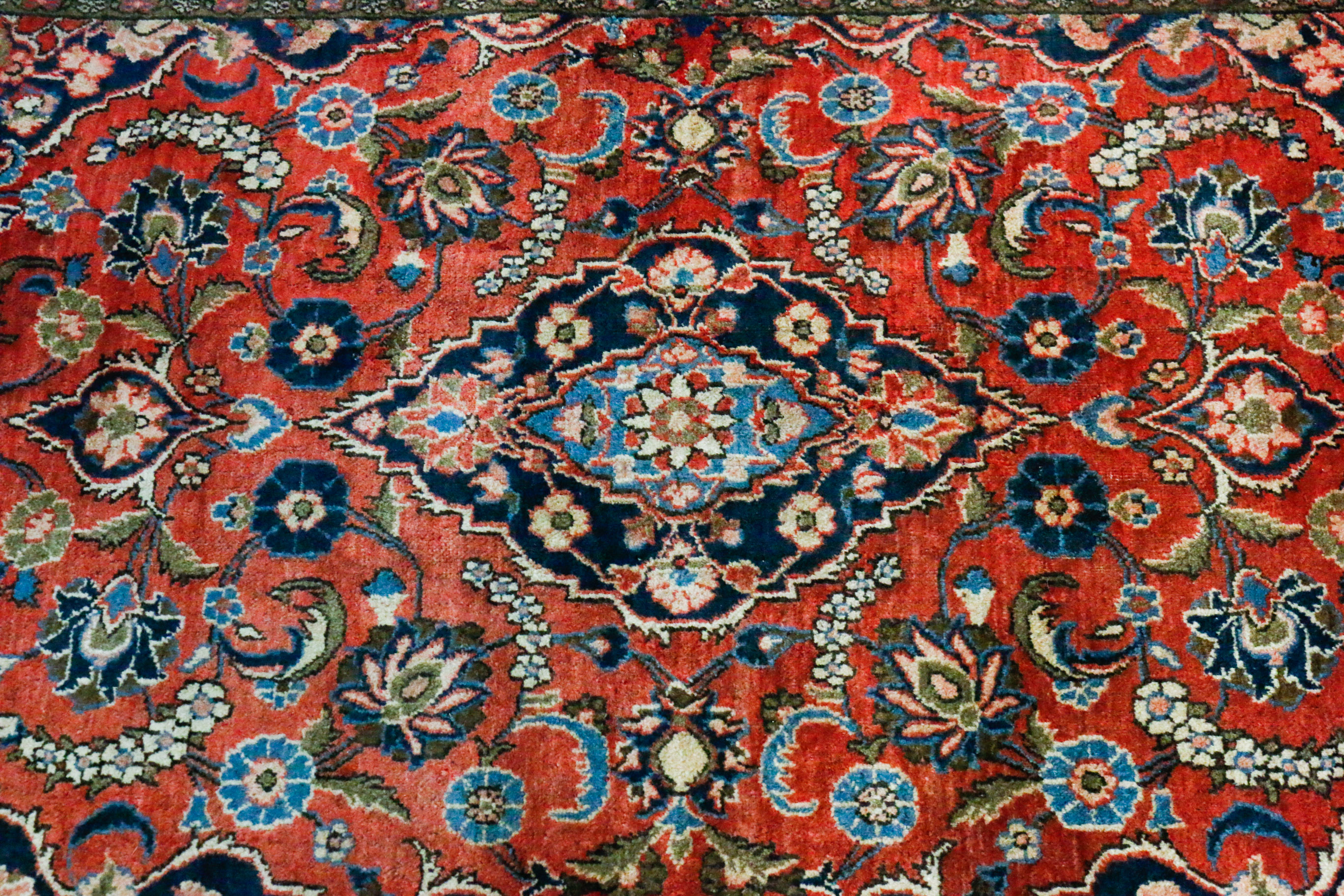 Vintage Persian Malayer Sarouk Rug