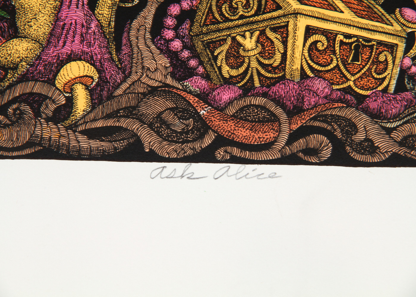 John Longendorfer Limited Edition Lithograph "Ask Alice"