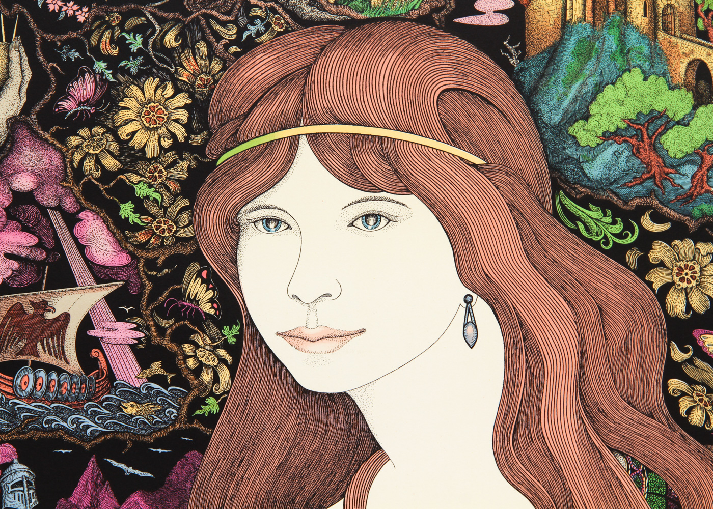 John Longendorfer Limited Edition Lithograph "Ask Alice"