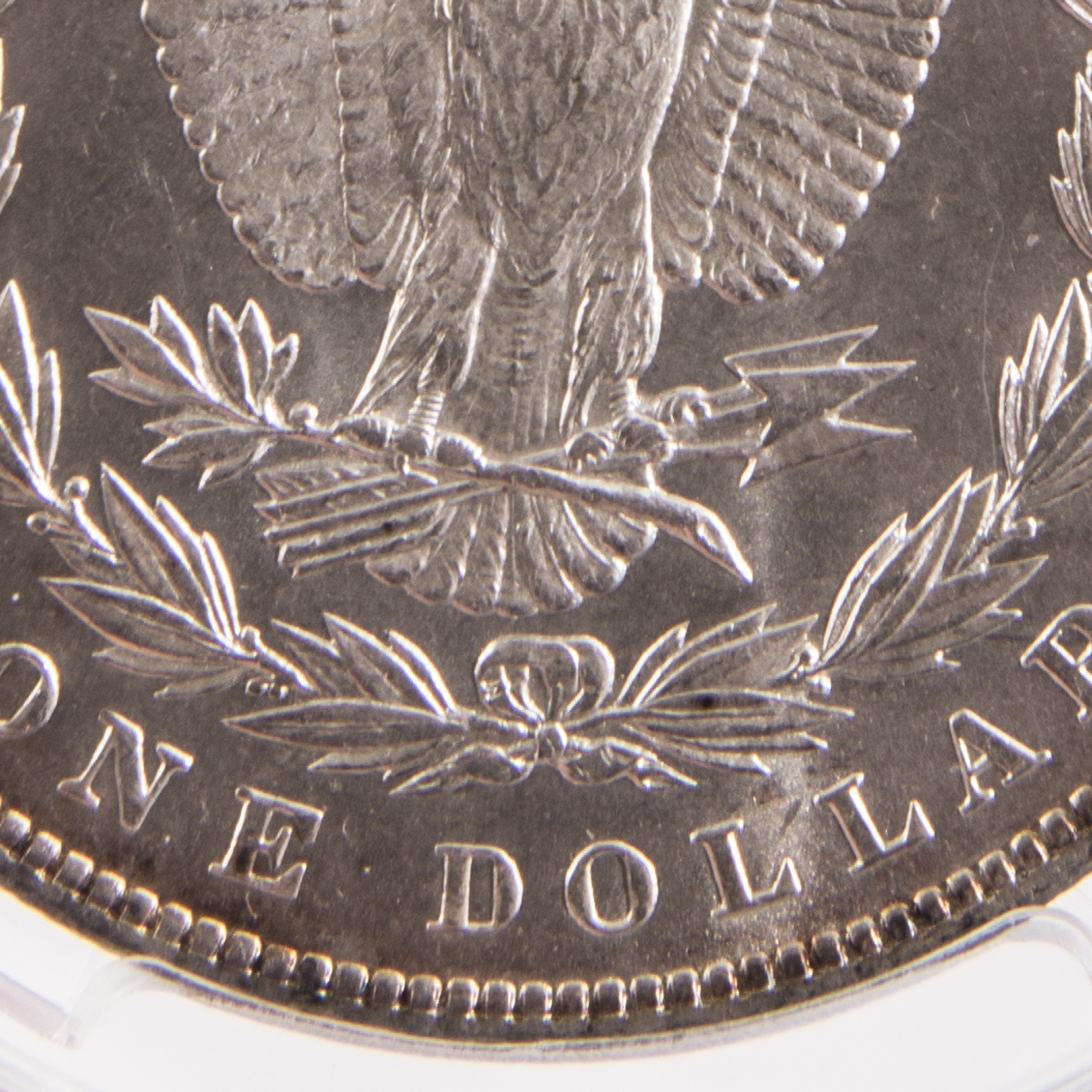 Encapsulated and Graded MS62 (by PCGS) 1886 Morgan Silver Dollar