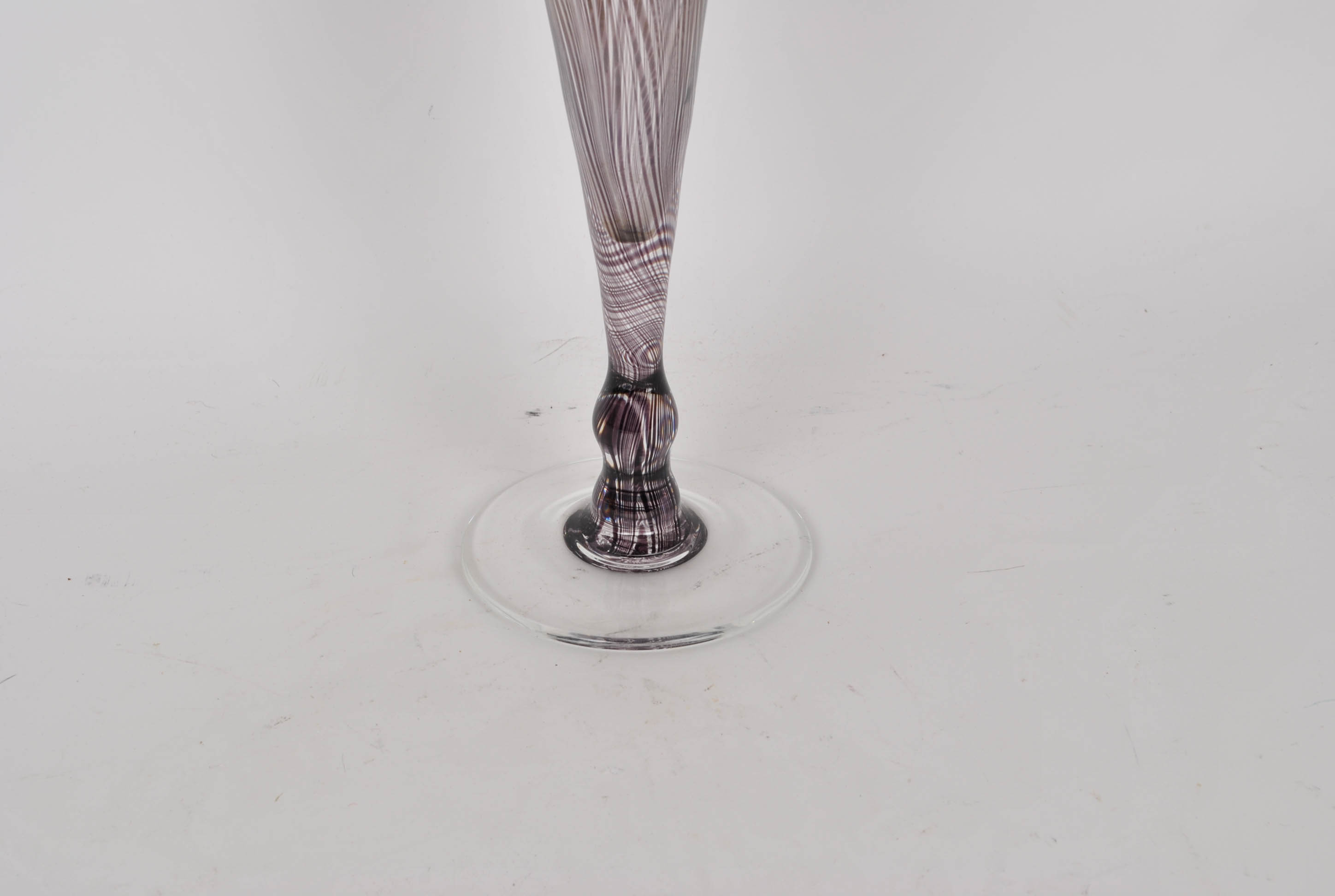 Art Glass Trumpet Vase