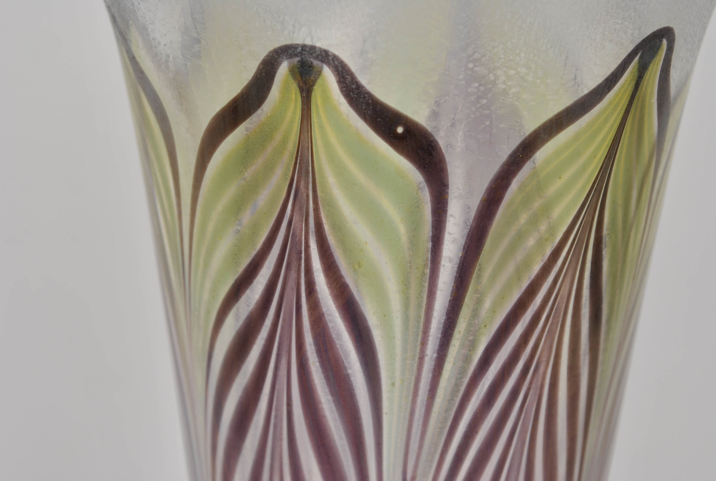 Art Glass Trumpet Vase