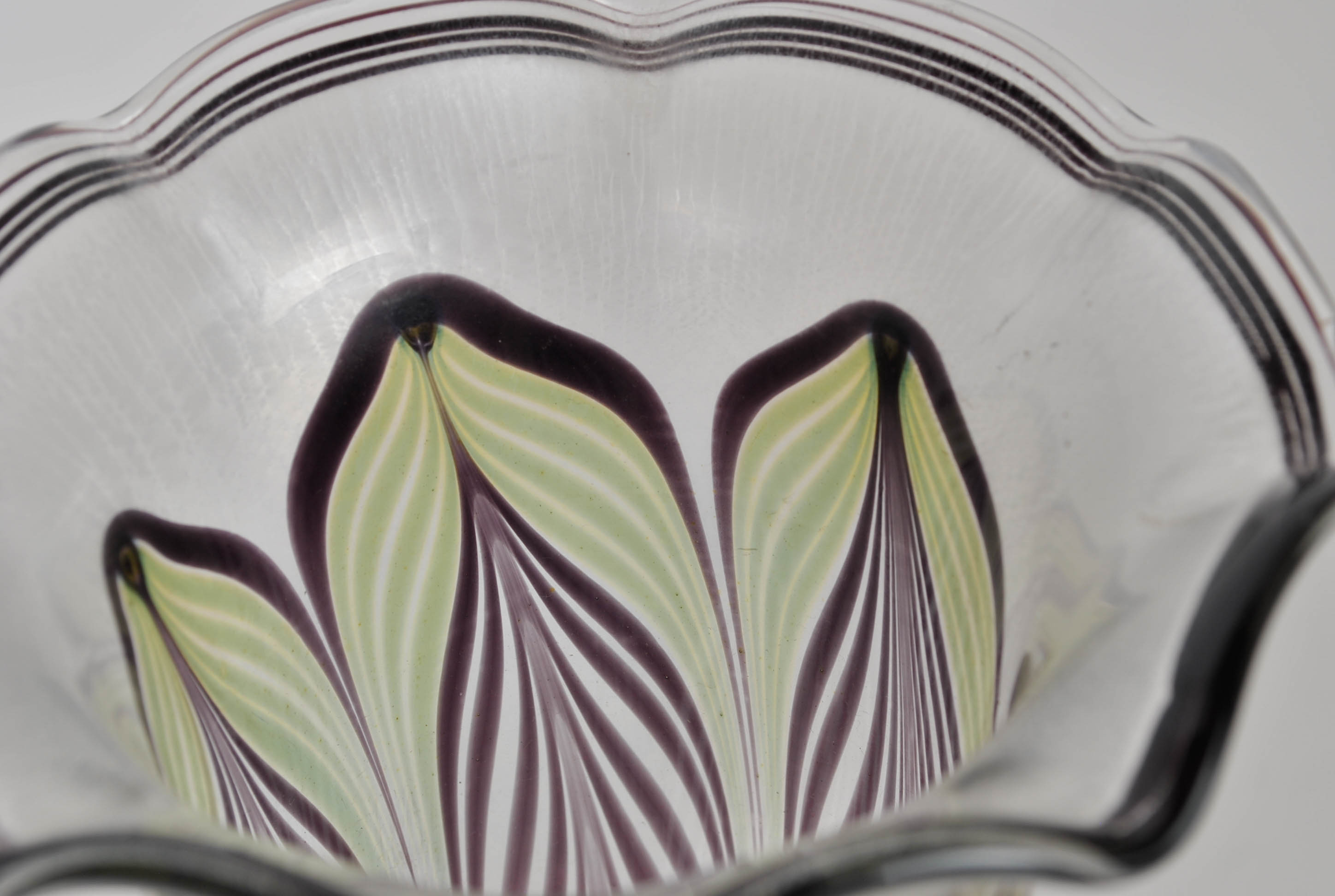 Art Glass Trumpet Vase