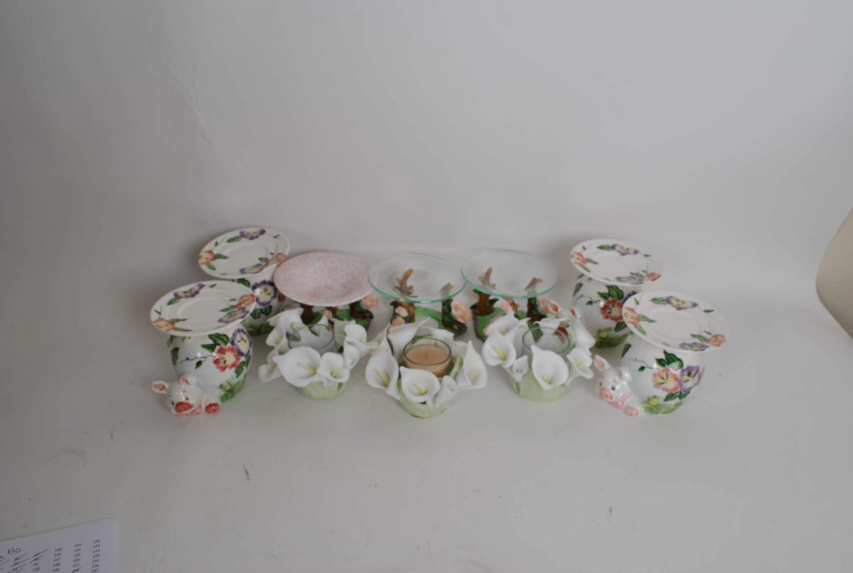 Collection of Porcelain Decor Items