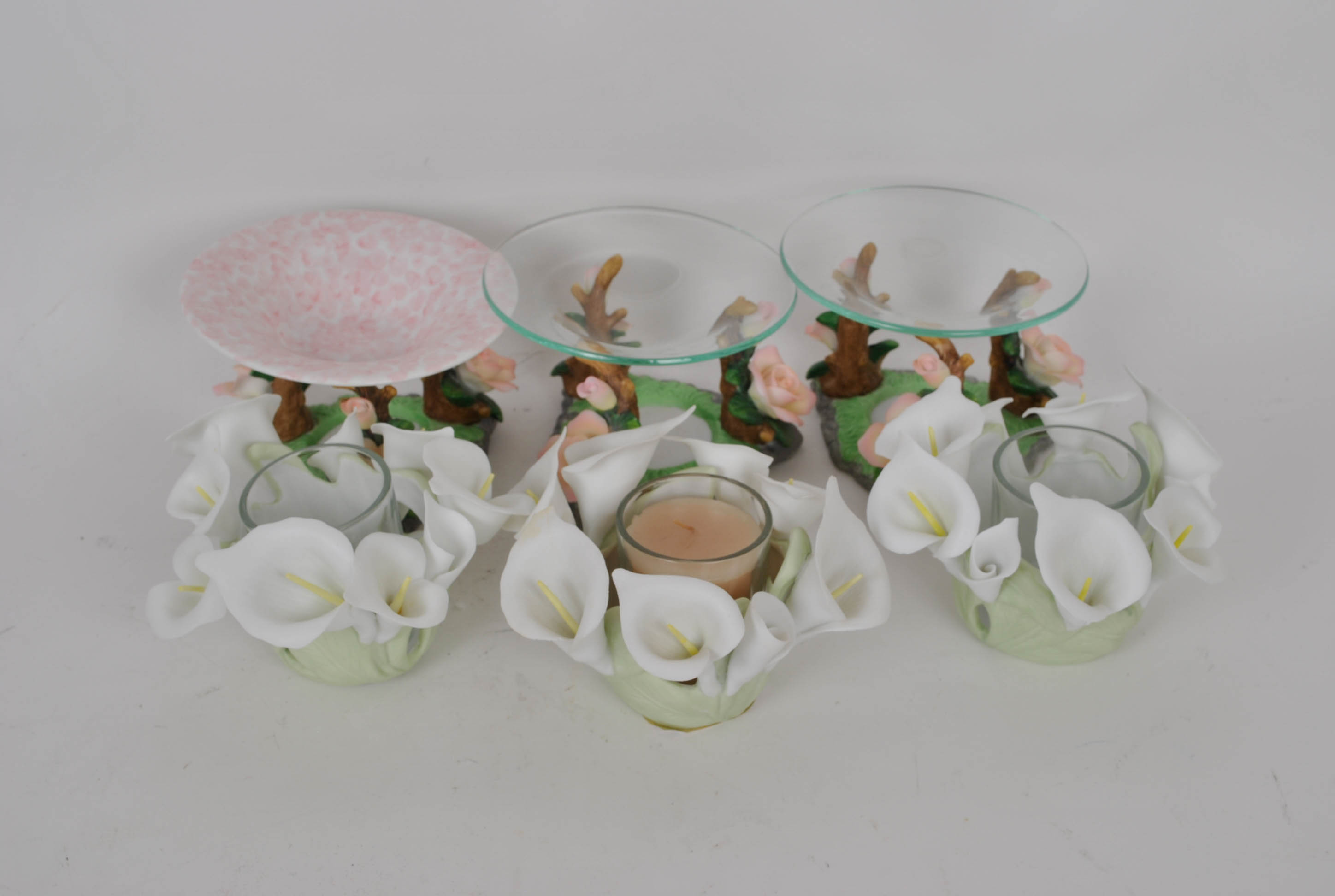 Collection of Porcelain Decor Items
