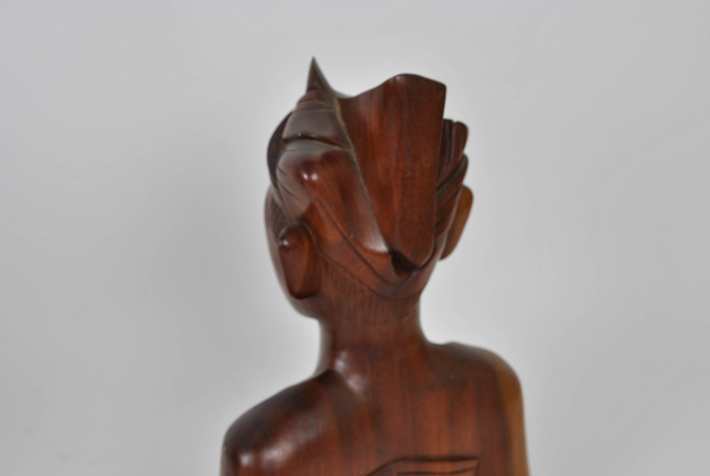 Carved Wooden Busts