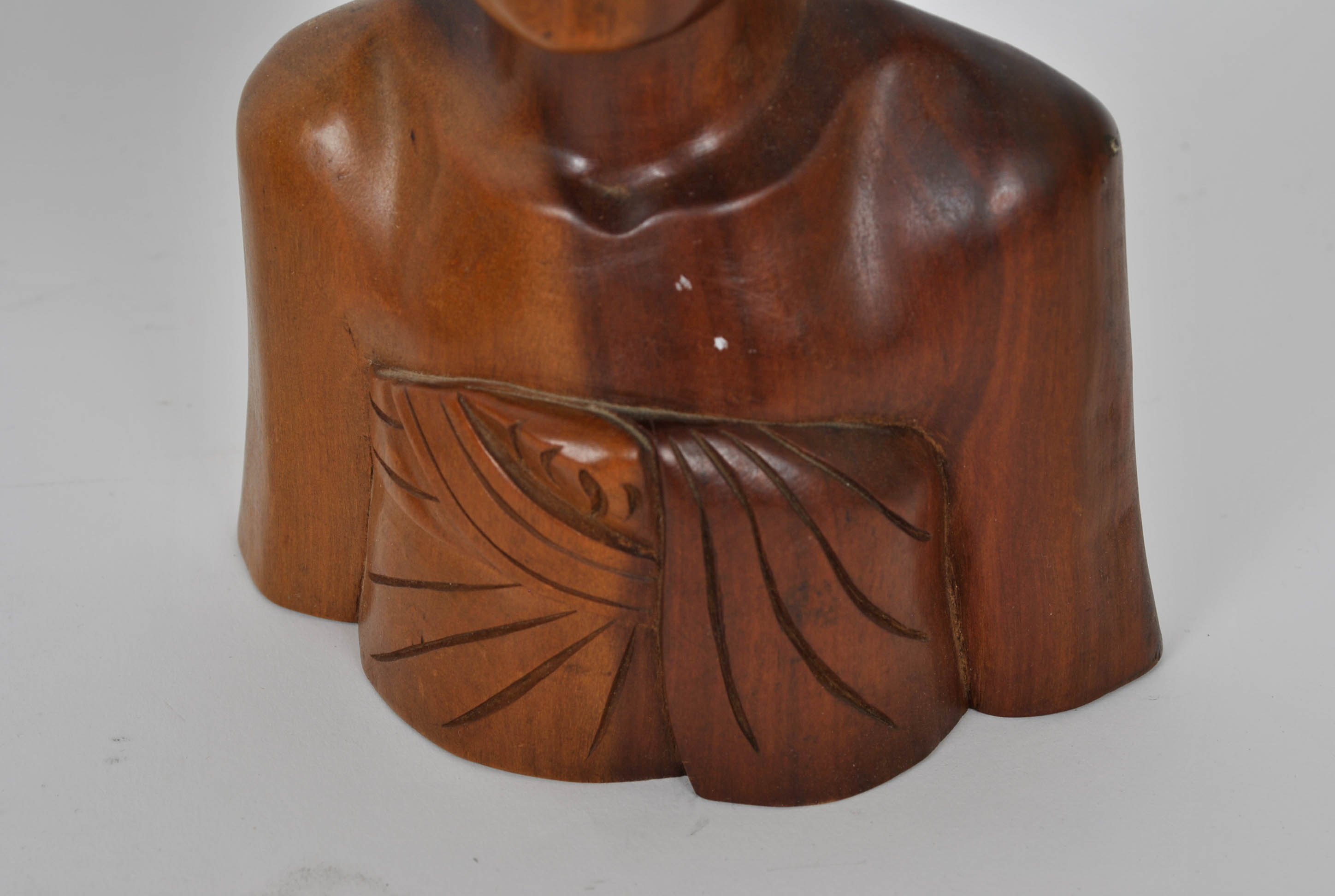 Carved Wooden Busts