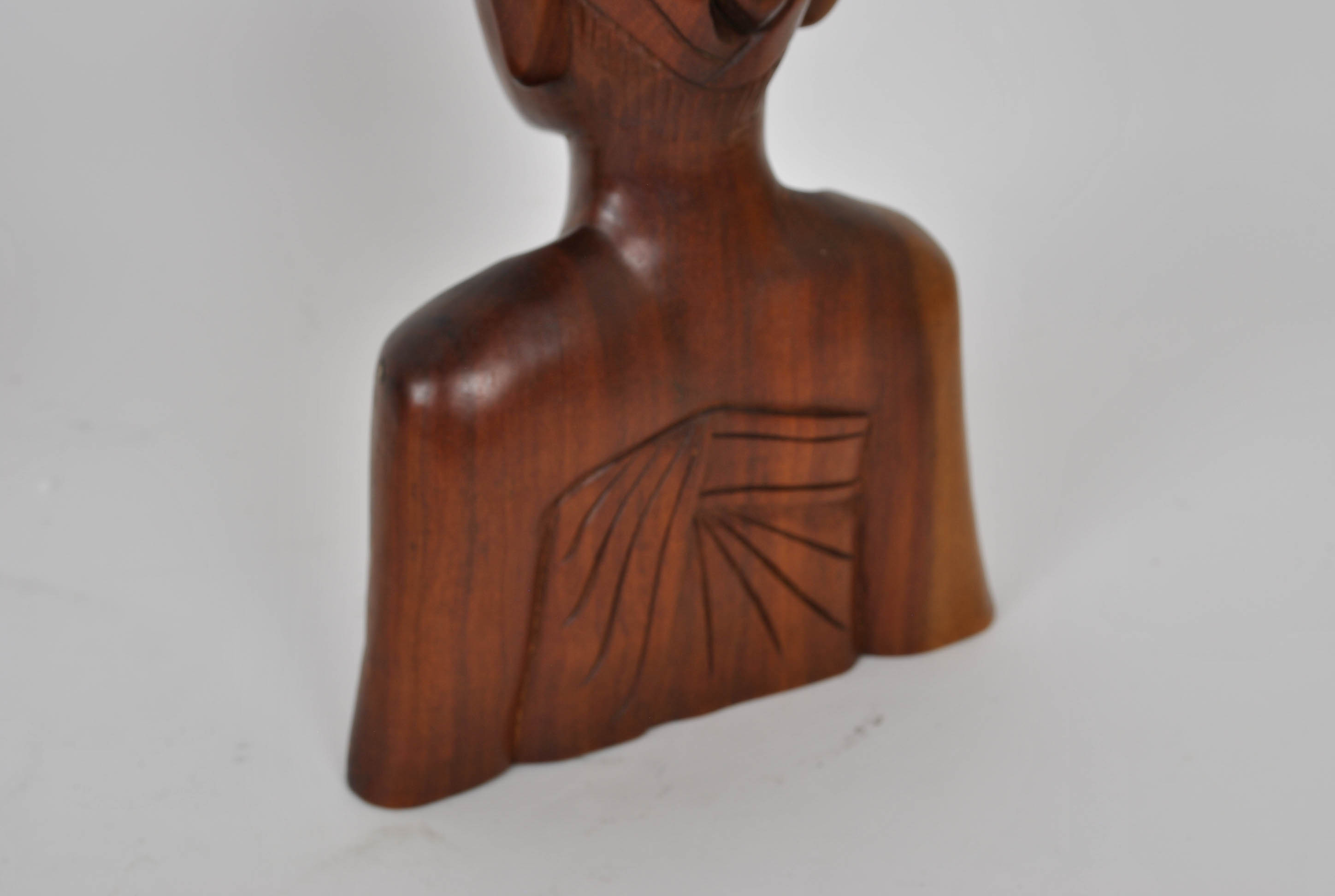 Carved Wooden Busts